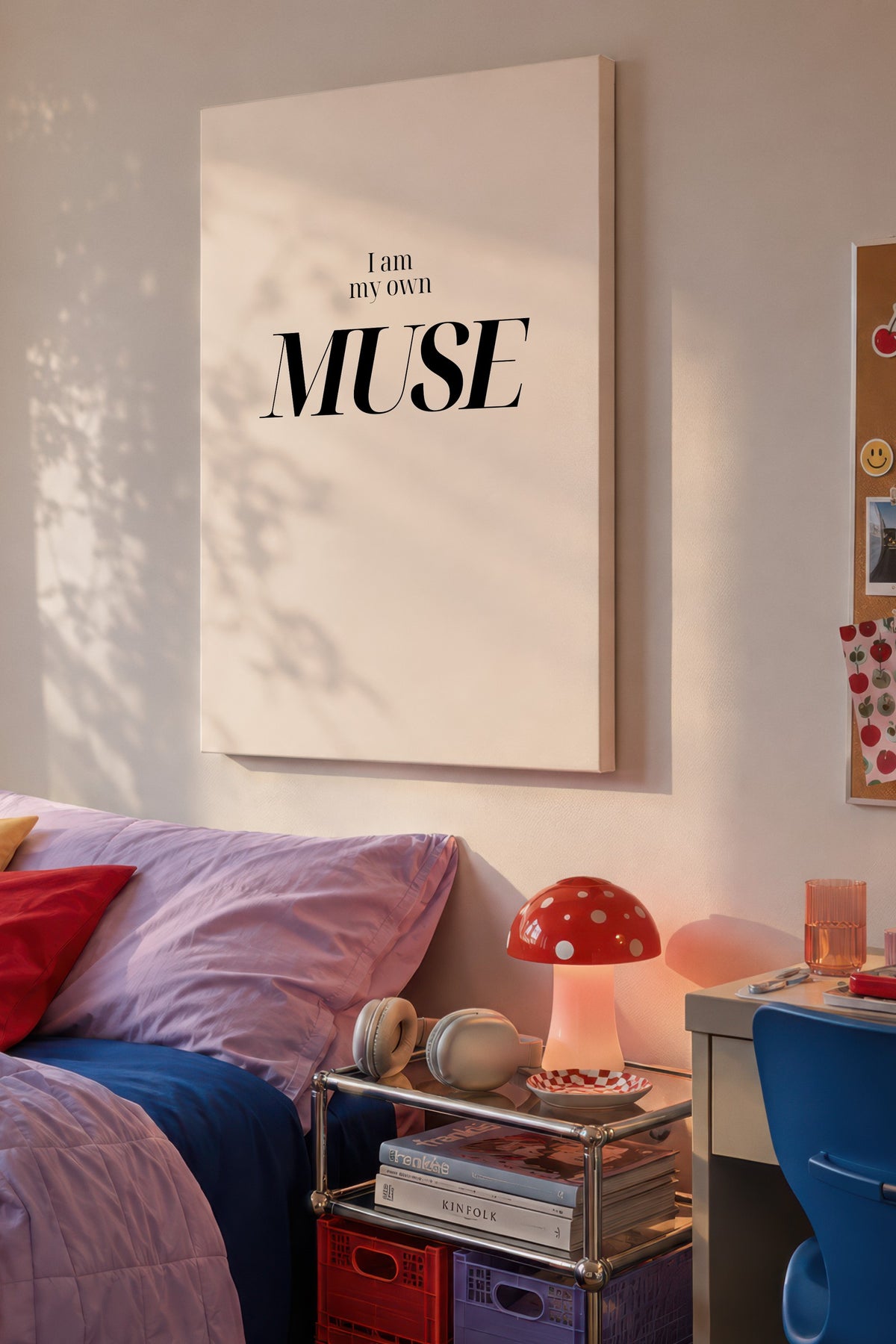 I am my own MUSE Maximalist Kanvas Tablo