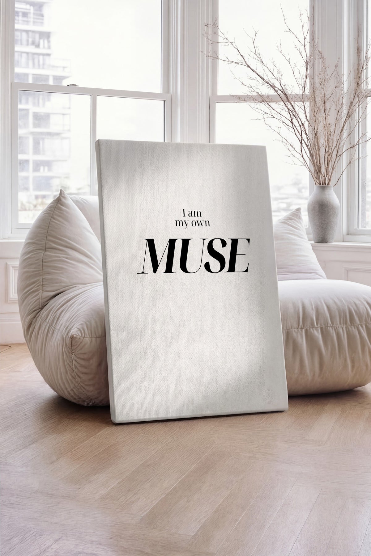 I am my own MUSE Maximalist Kanvas Tablo