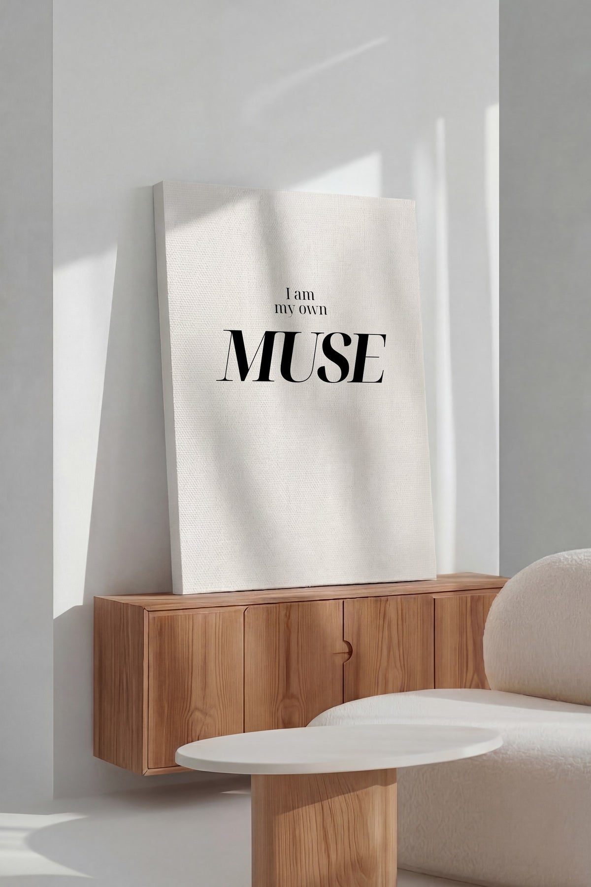 I am my own MUSE Maximalist Kanvas Tablo