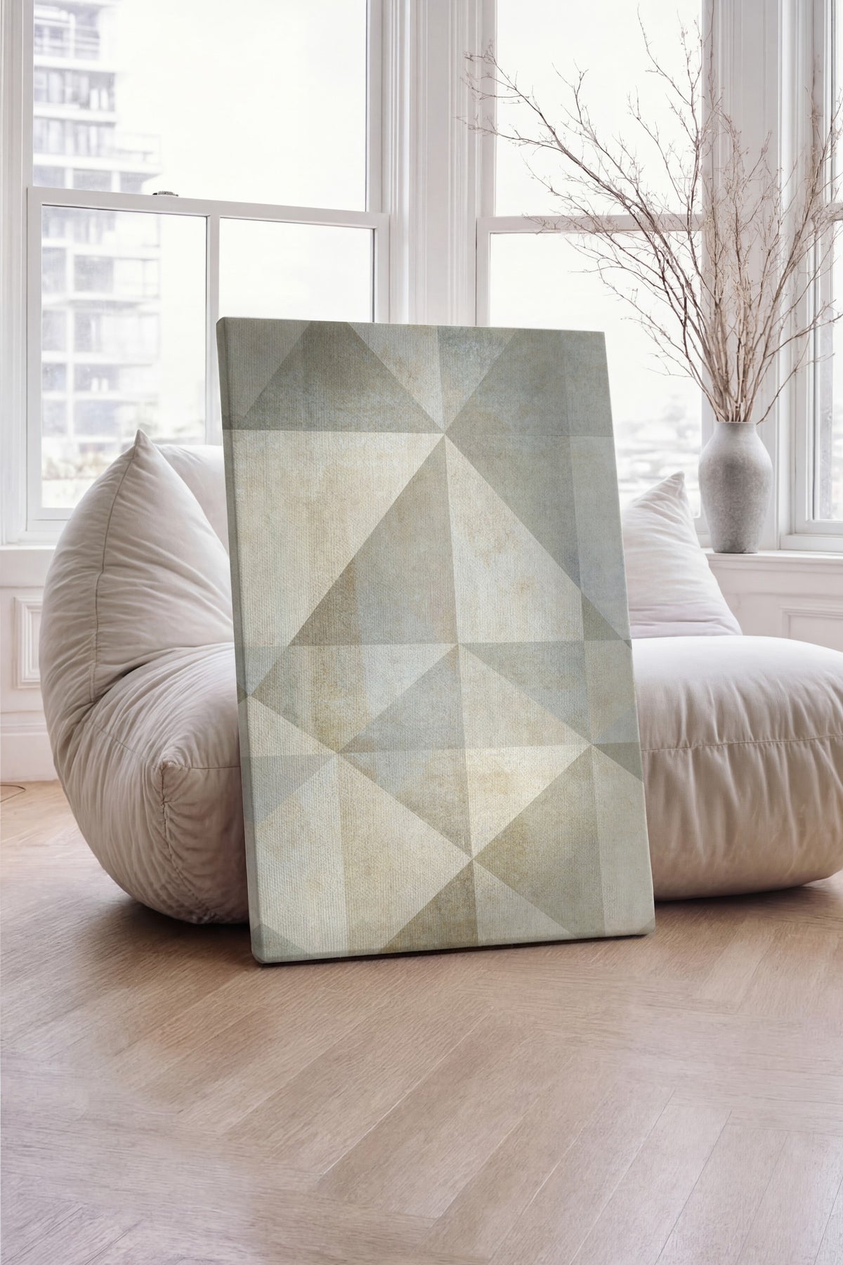 Geometrik Desen Maximalist Kanvas Tablo
