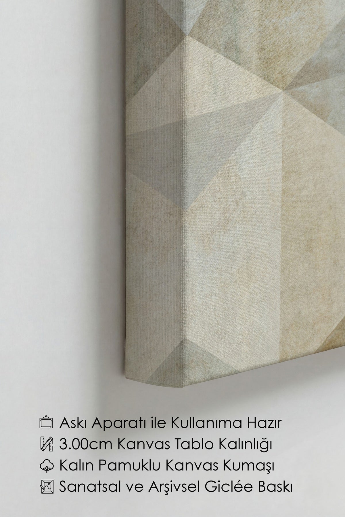 Geometrik Desen Maximalist Kanvas Tablo