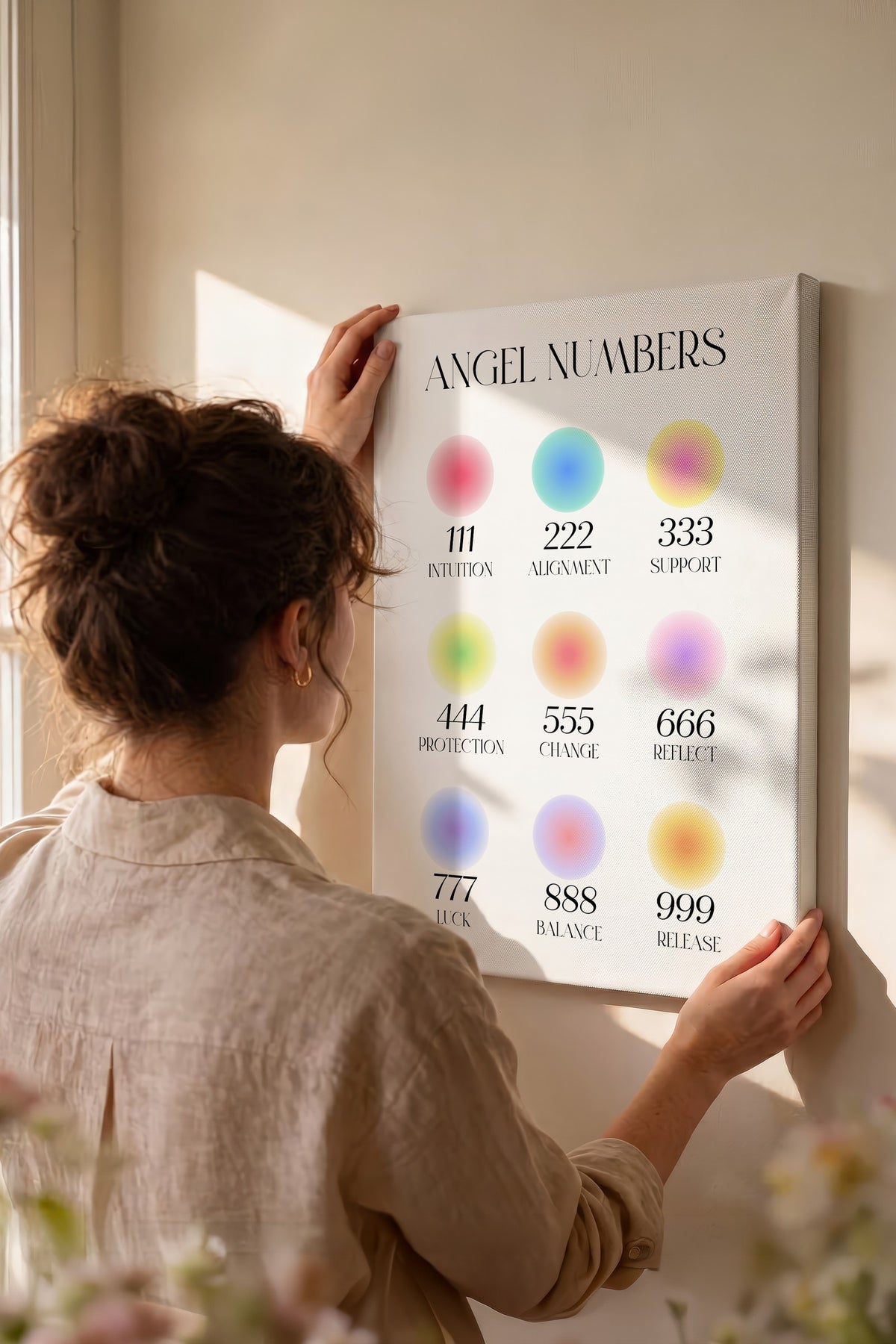 ANGEL NUMBERS Aura Kanvas Tablo