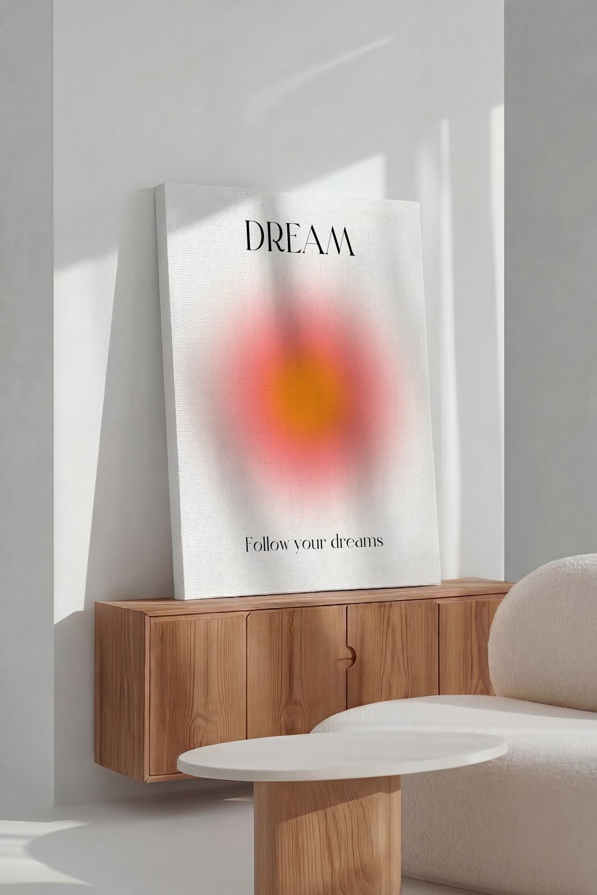 Follow your dreams Aura Kanvas Tablo