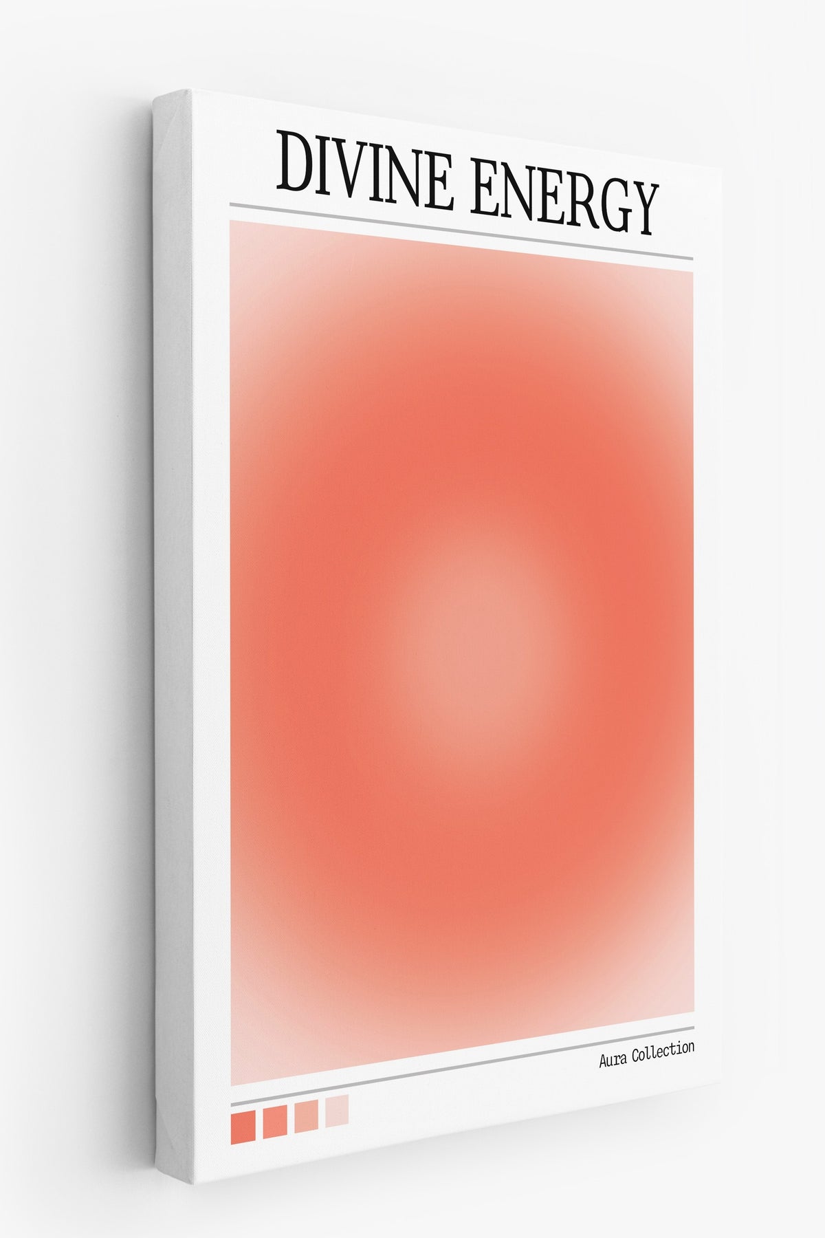 Turuncu Aura Kanvas Tablo — NO:106281