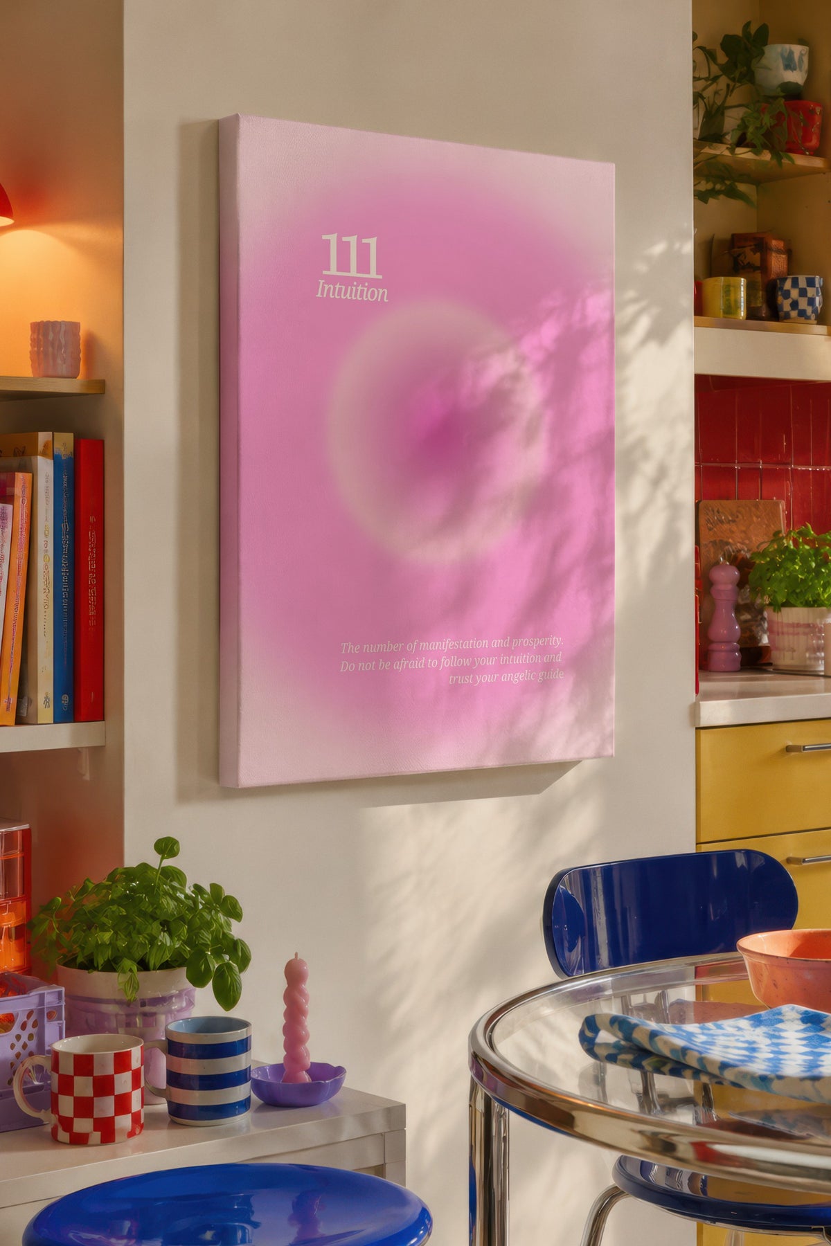 111 Intuition Aura Kanvas Tablo