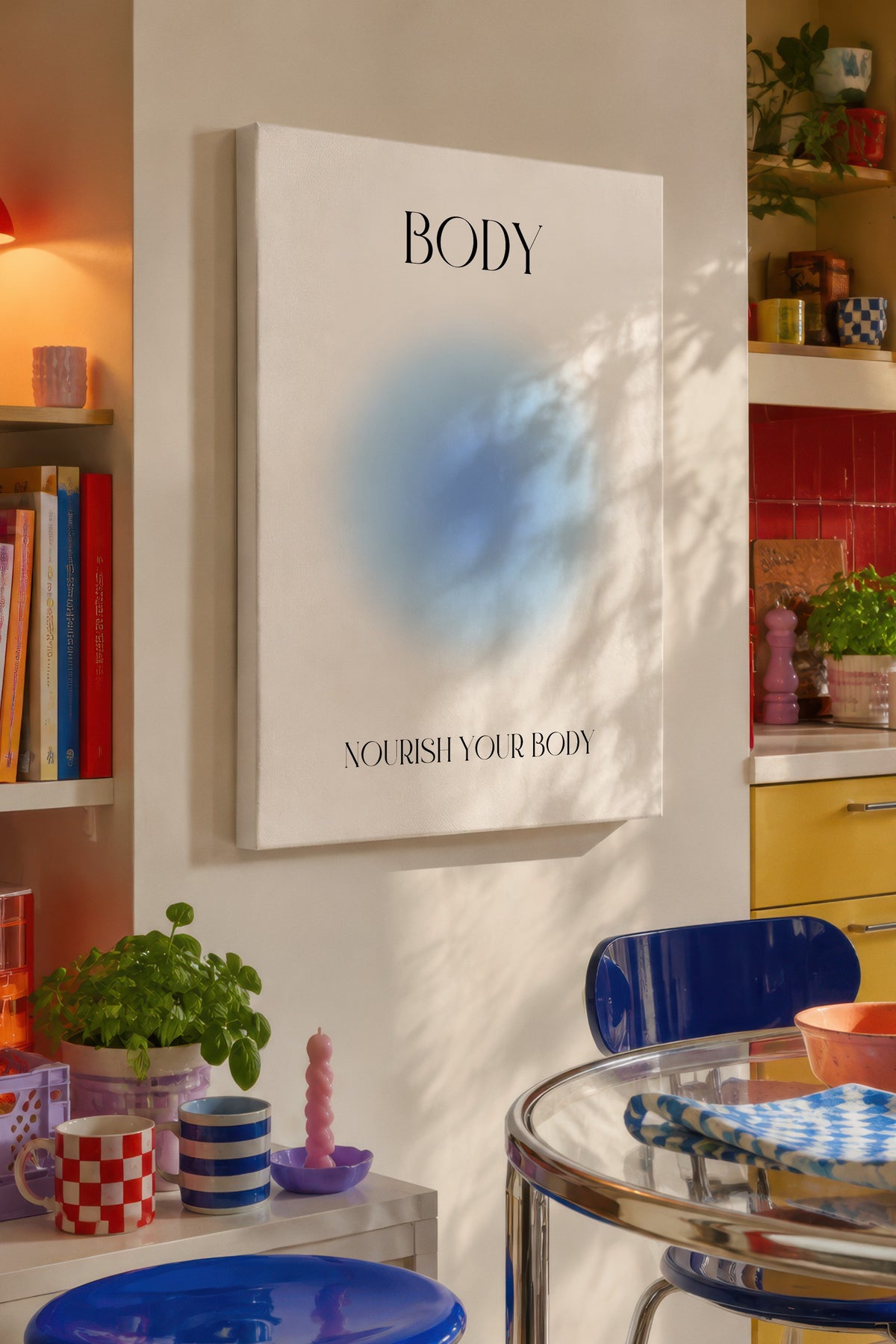 Mavi Aura Kanvas Tablo