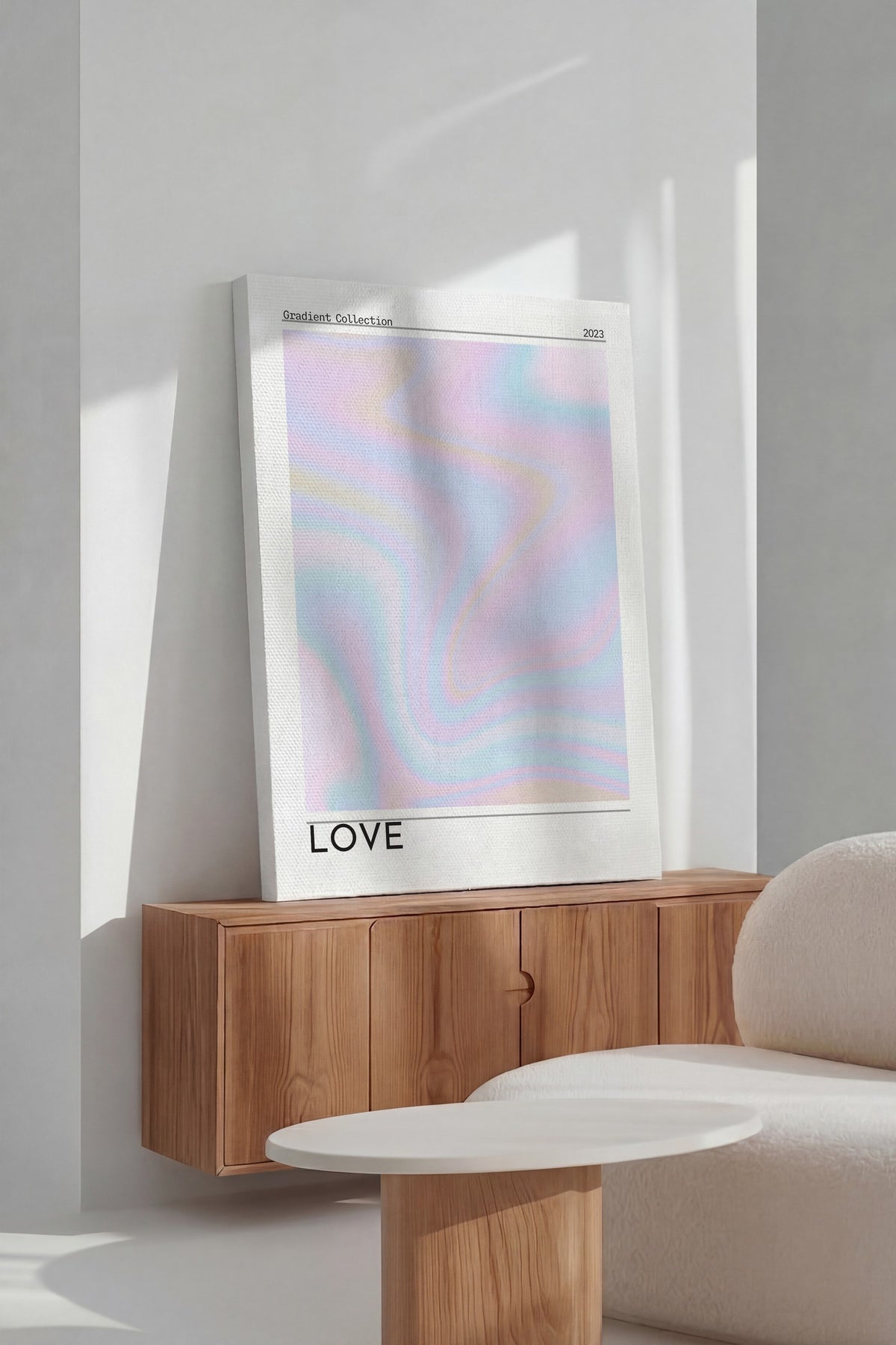 LOVE Aura Kanvas Tablo