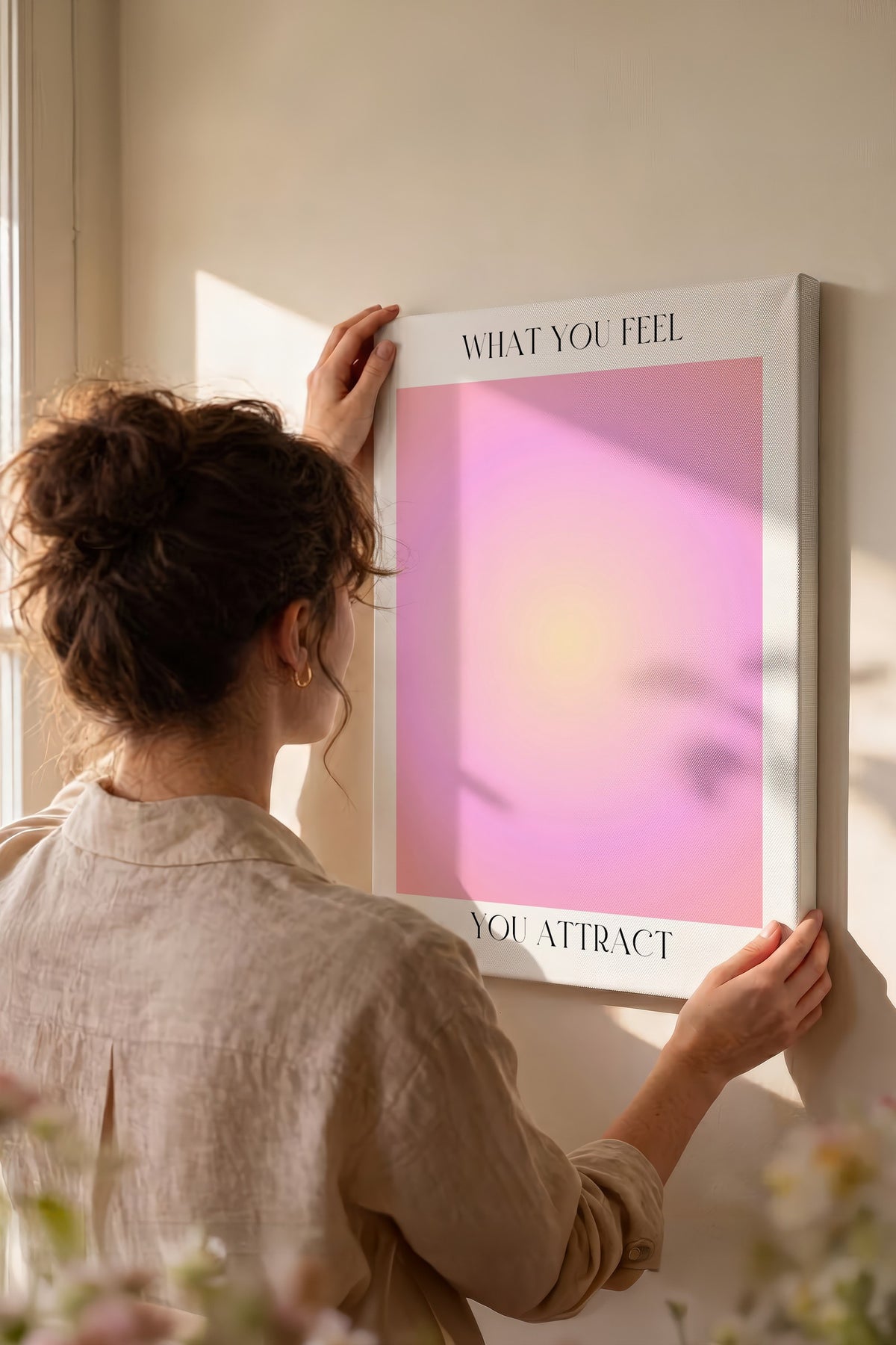 You Attract Aura Kanvas Tablo — NO:106338