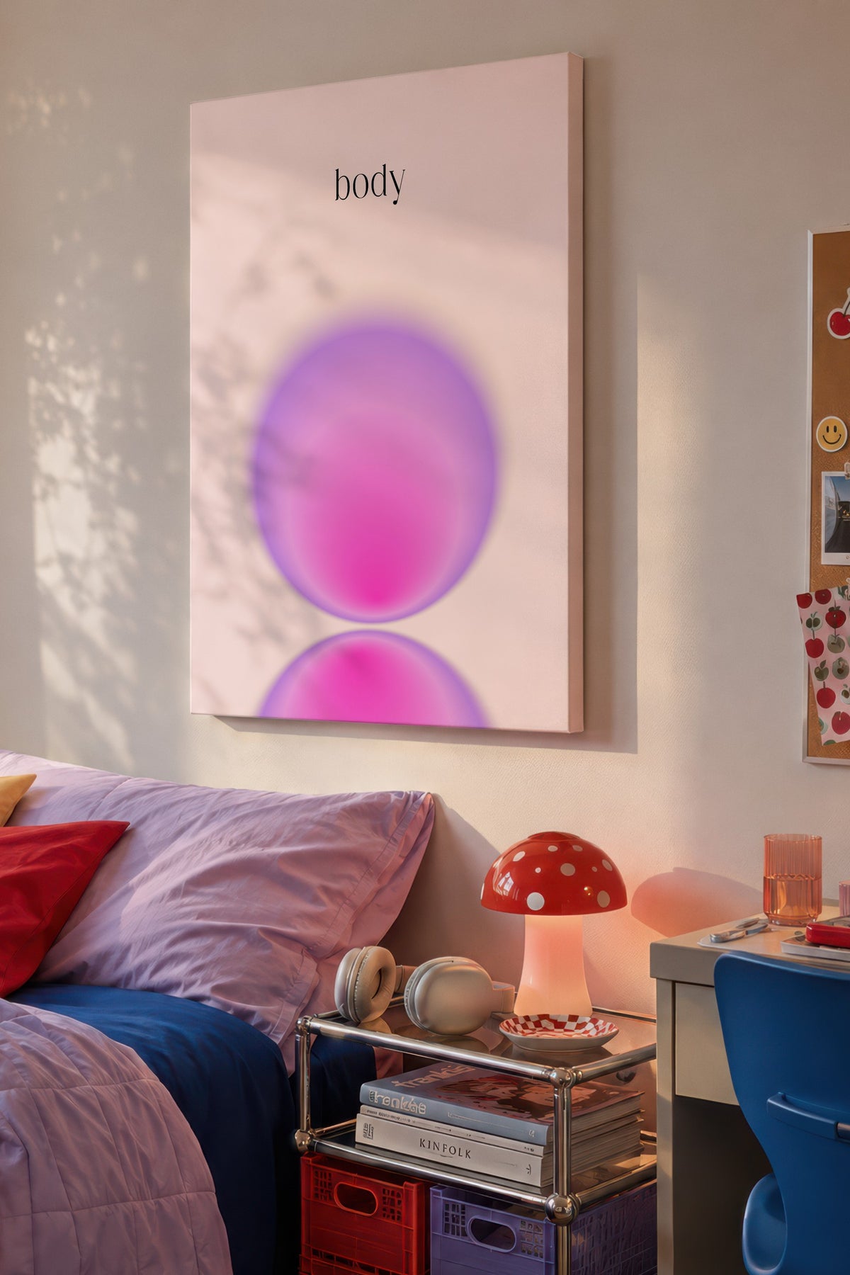 Farklı Tonlarda body Aura Kanvas Tablo