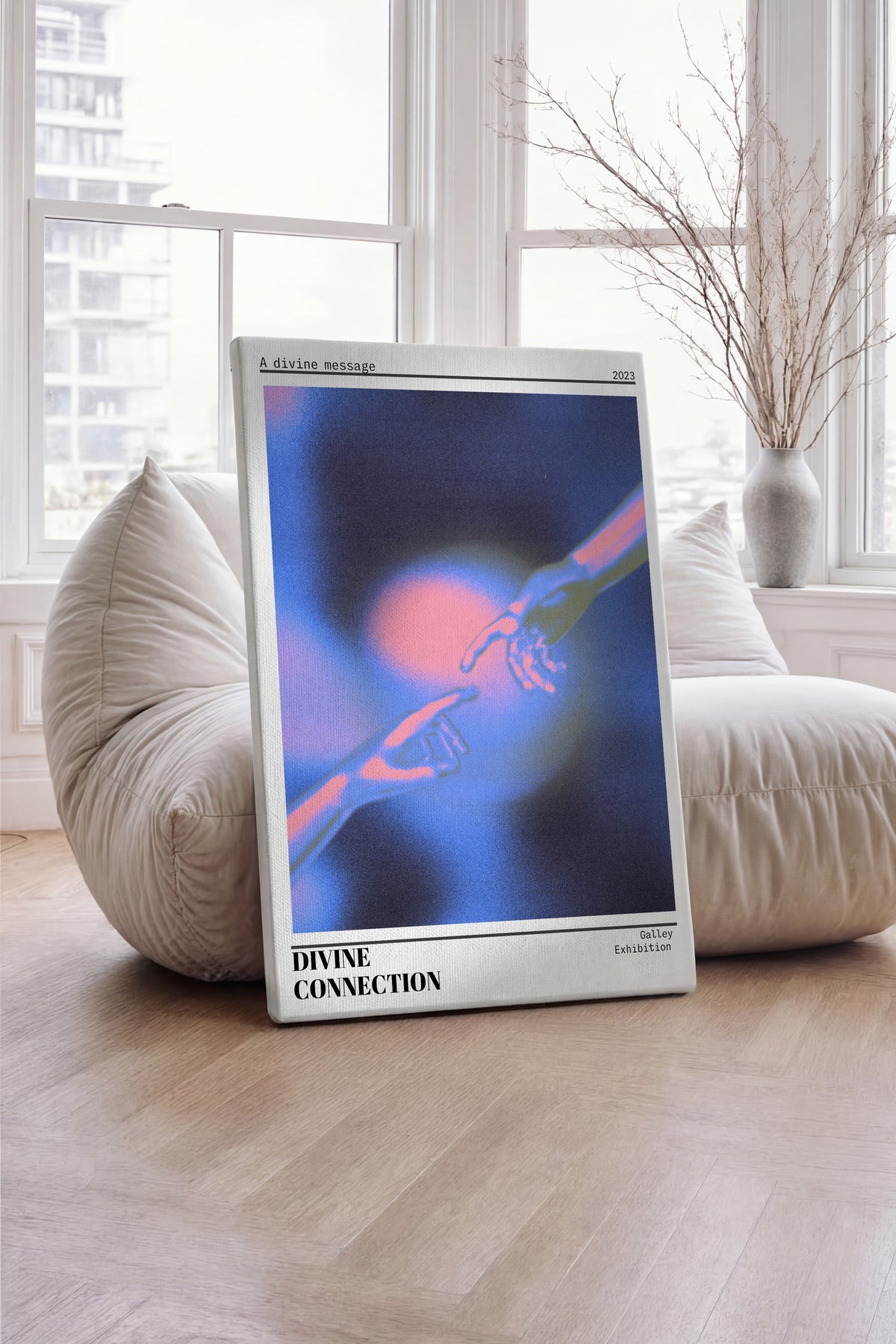 A divine message Aura Kanvas Tablo