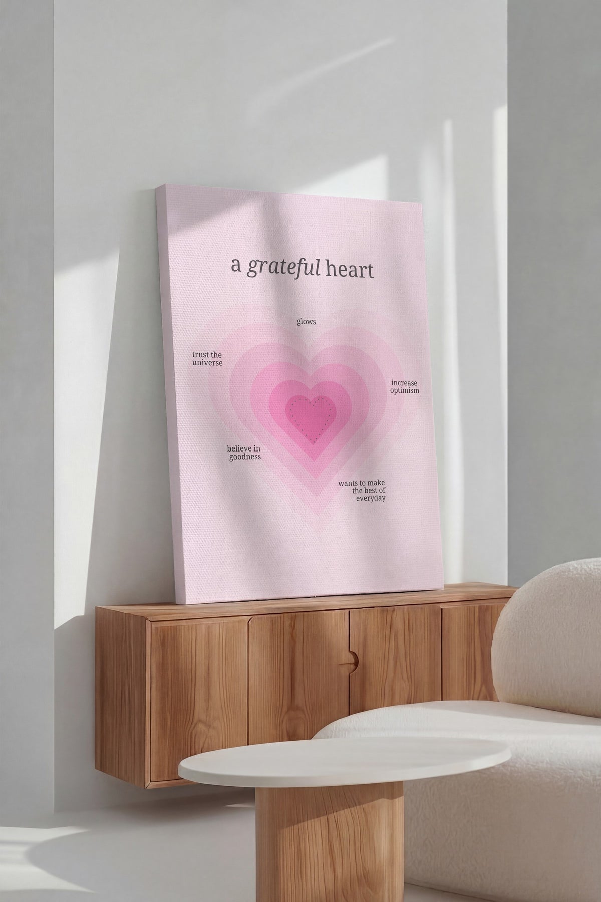 a grateful heart Aura Kanvas Tablo