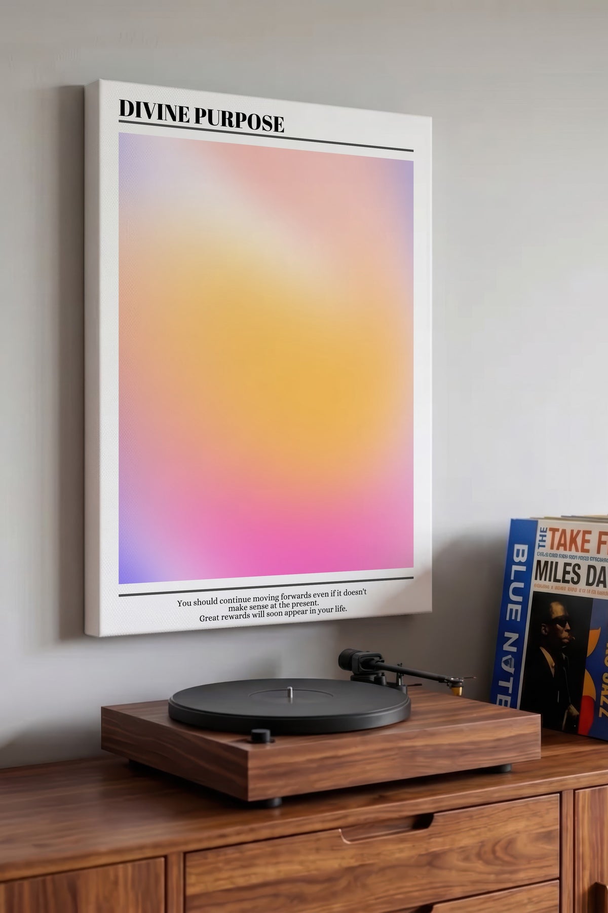 DIVINE PURPOSE Aura Kanvas Tablo