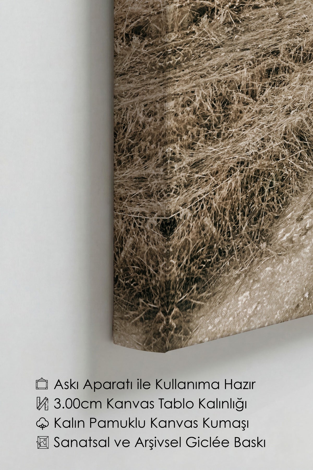 Kırsal Peyzaj Rustic Kanvas Tablo