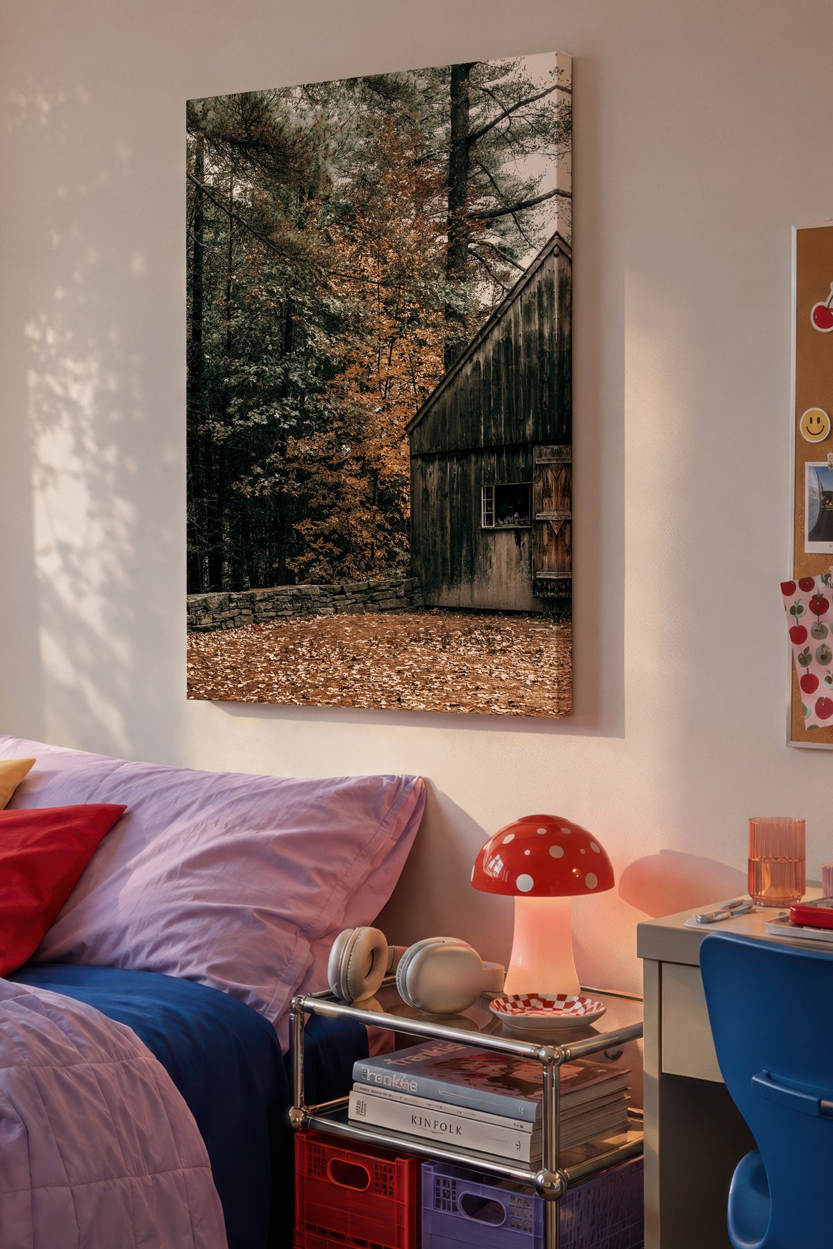 Orman Manzarası Rustic Kanvas Tablo