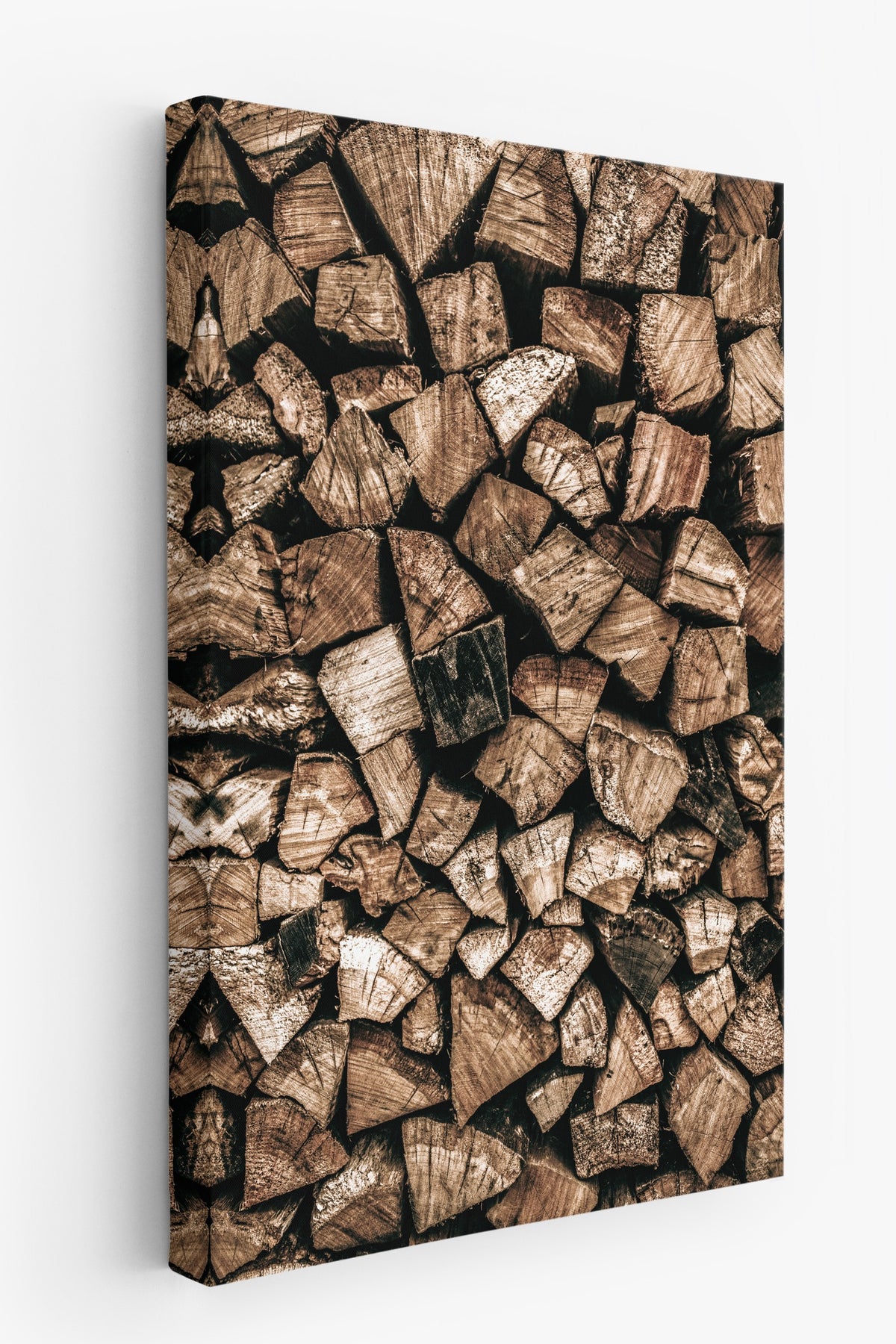 Odun Deseni Rustic Kanvas Tablo