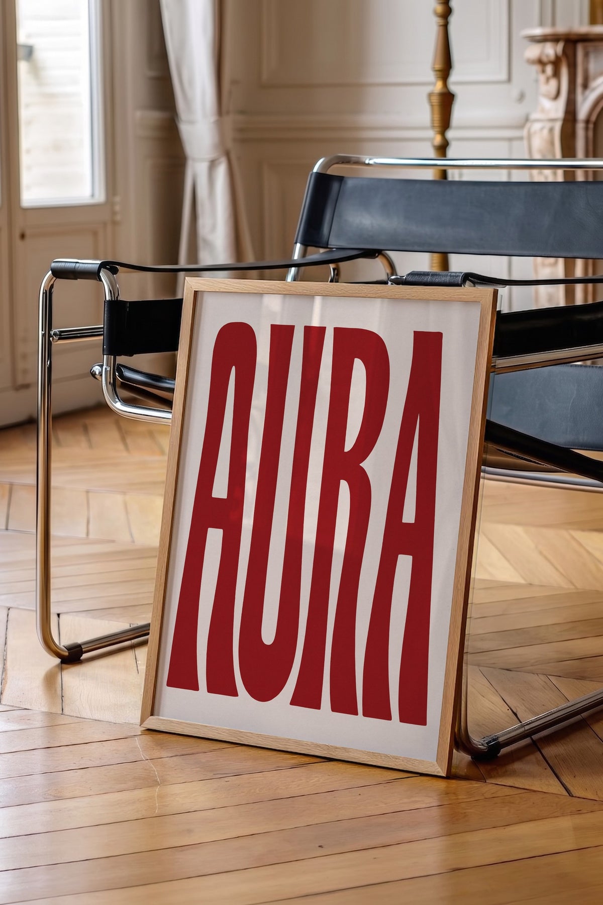 AURA Poster – Ahşap Çerçeveli Tablo