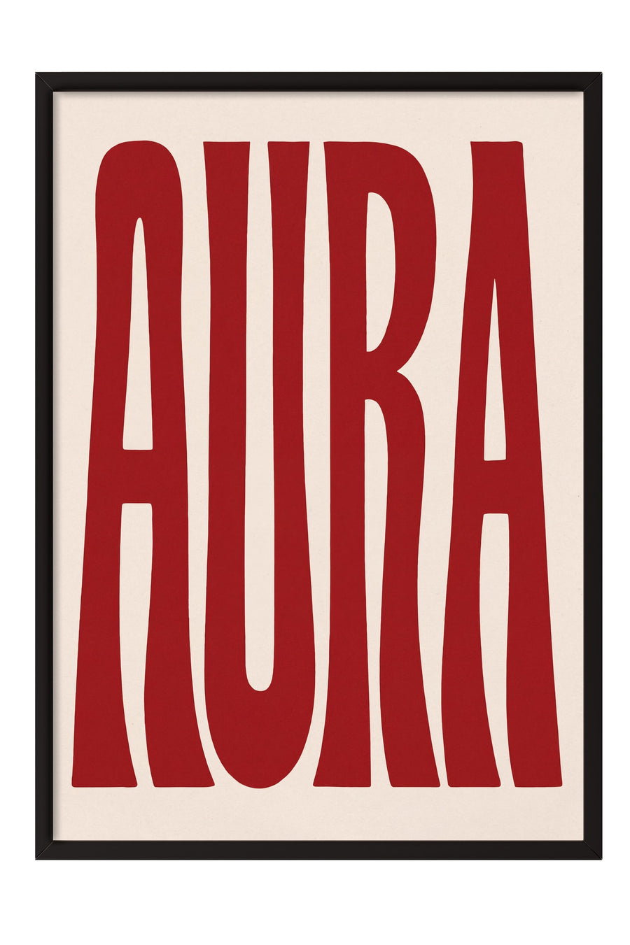AURA Poster – Siyah Çerçeveli Tablo