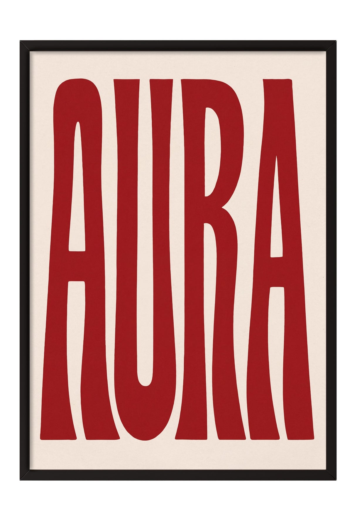 AURA Poster – Siyah Çerçeveli Tablo