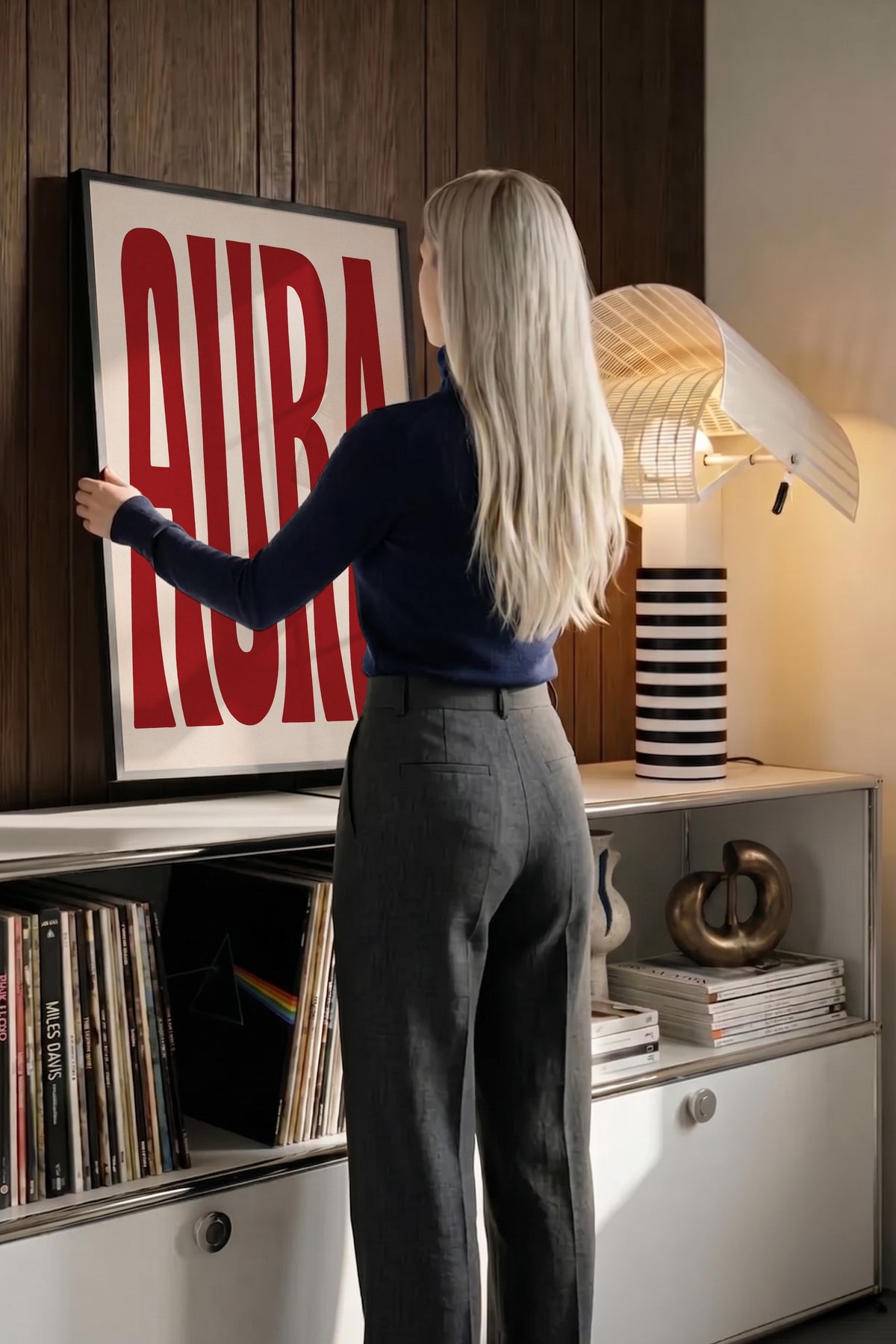 AURA Poster – Siyah Çerçeveli Tablo