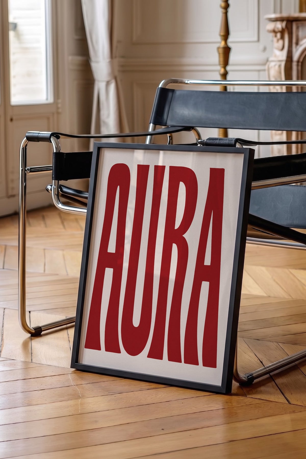 AURA Poster – Siyah Çerçeveli Tablo