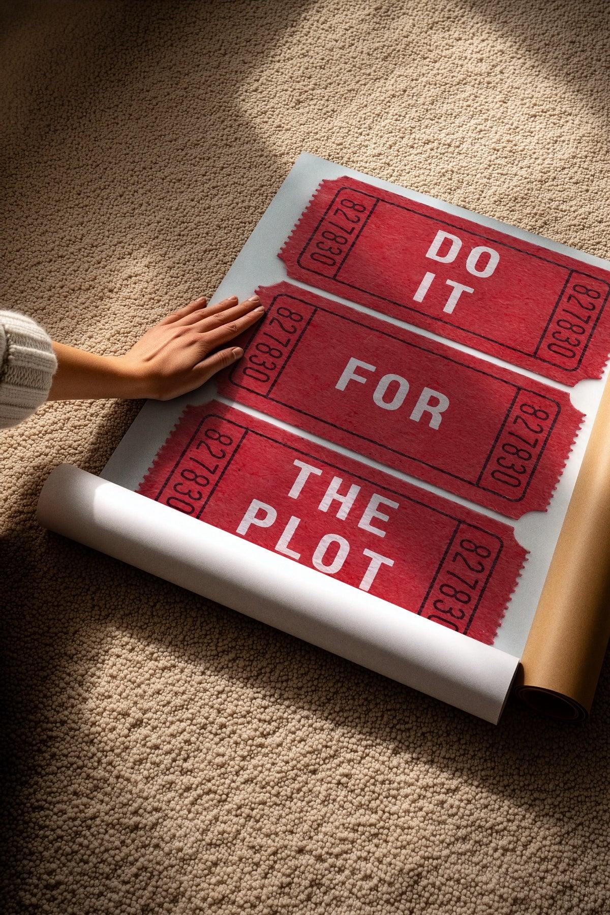 DO IT FOR THE PLOT Çerçevesiz Poster