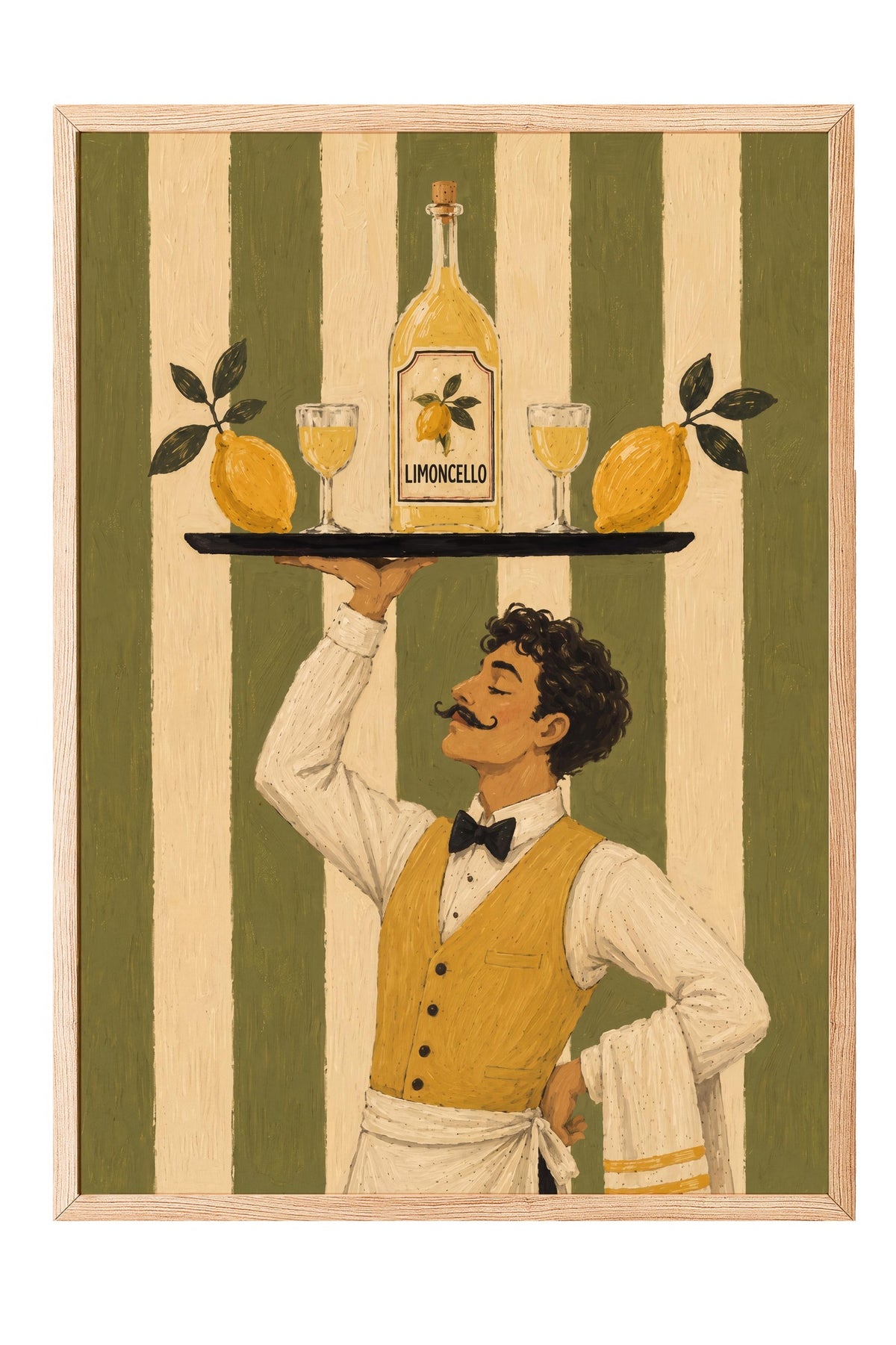 Limoncello Poster – Ahşap Çerçeveli Tablo