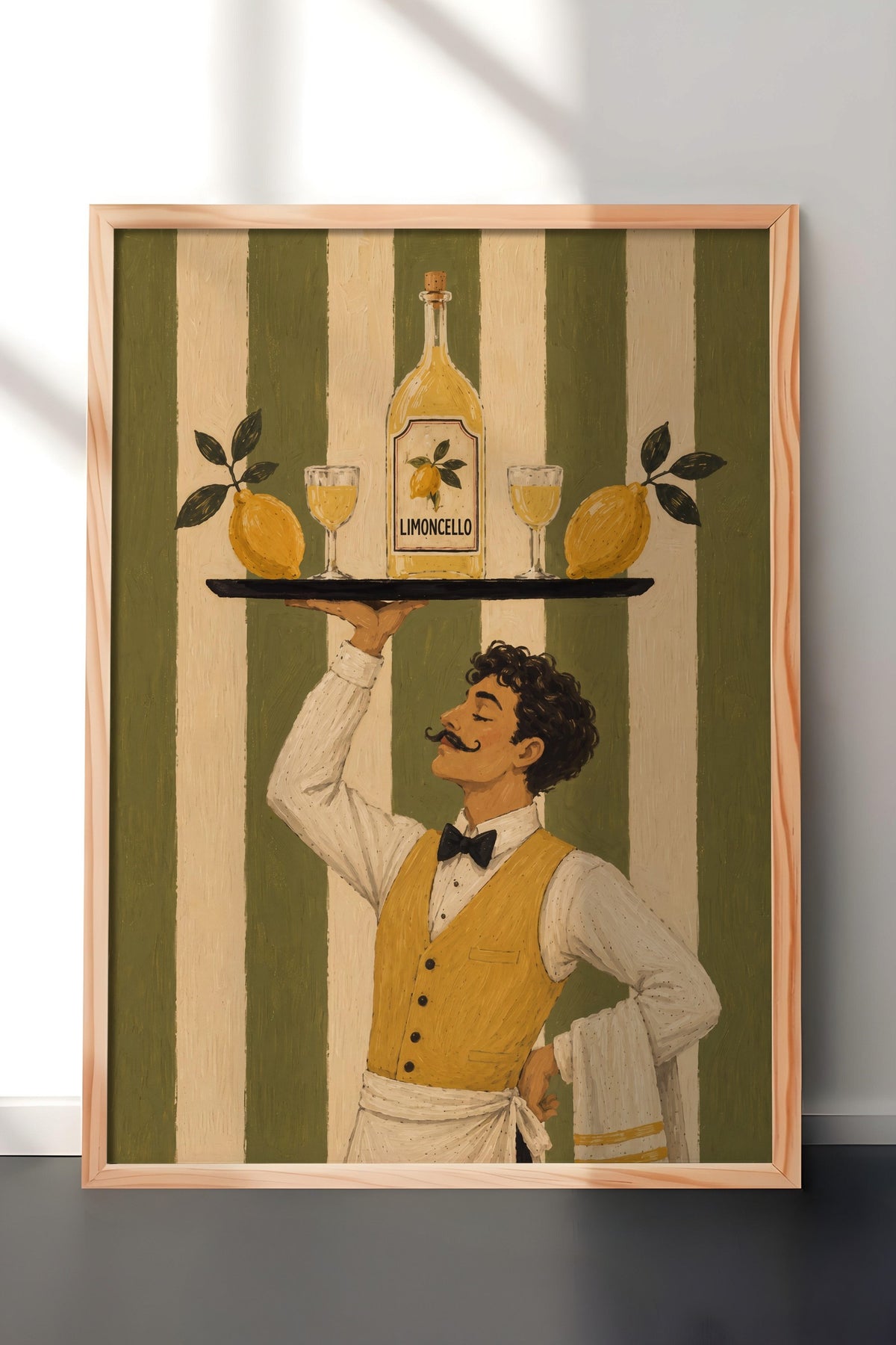 Limoncello Poster – Ahşap Çerçeveli Tablo