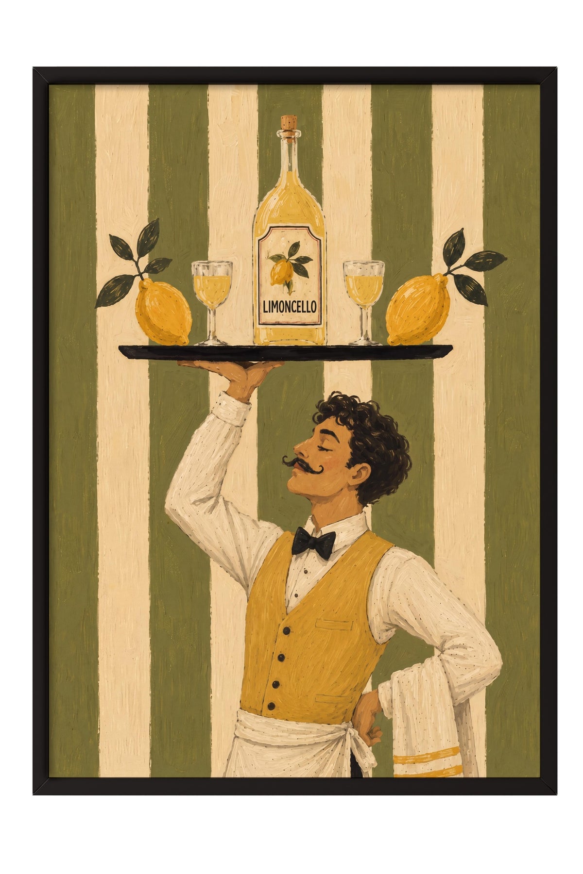 Limoncello Poster – Siyah Çerçeveli Tablo