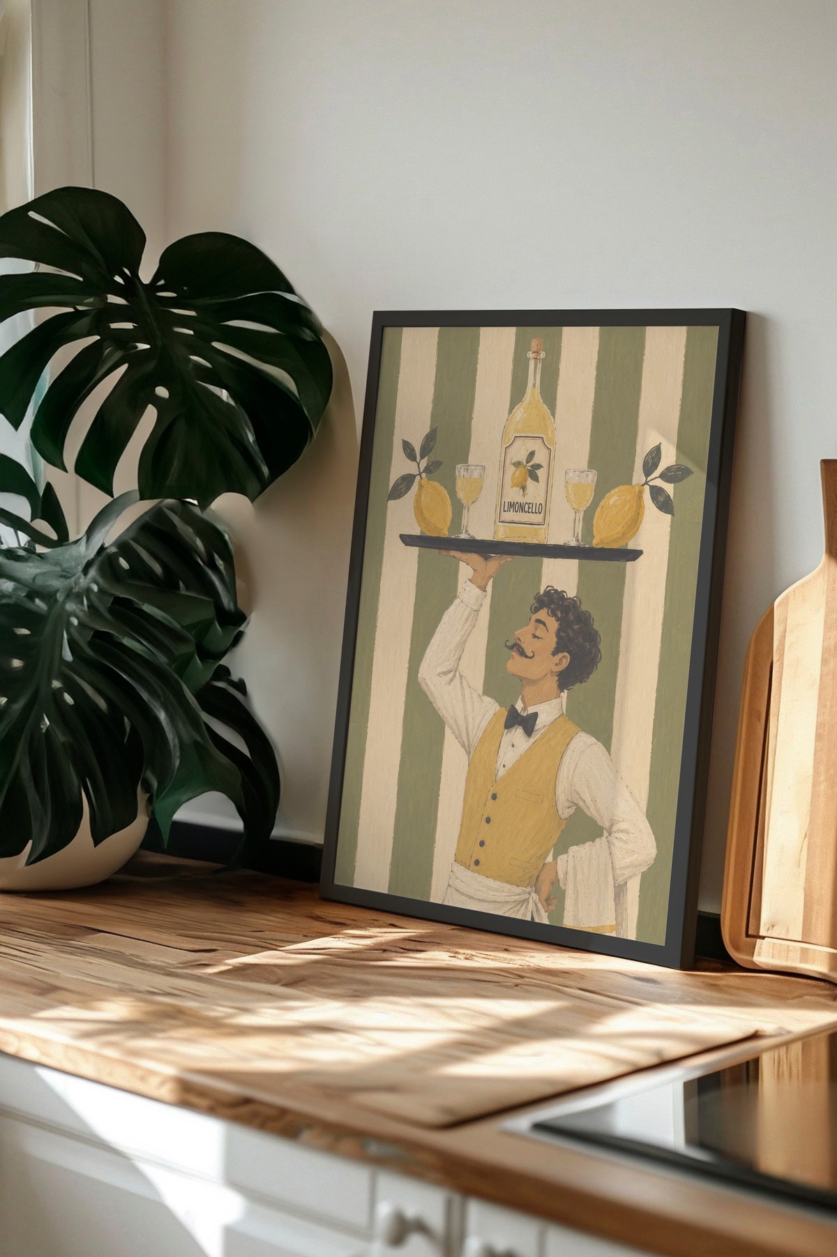 Limoncello Poster – Siyah Çerçeveli Tablo