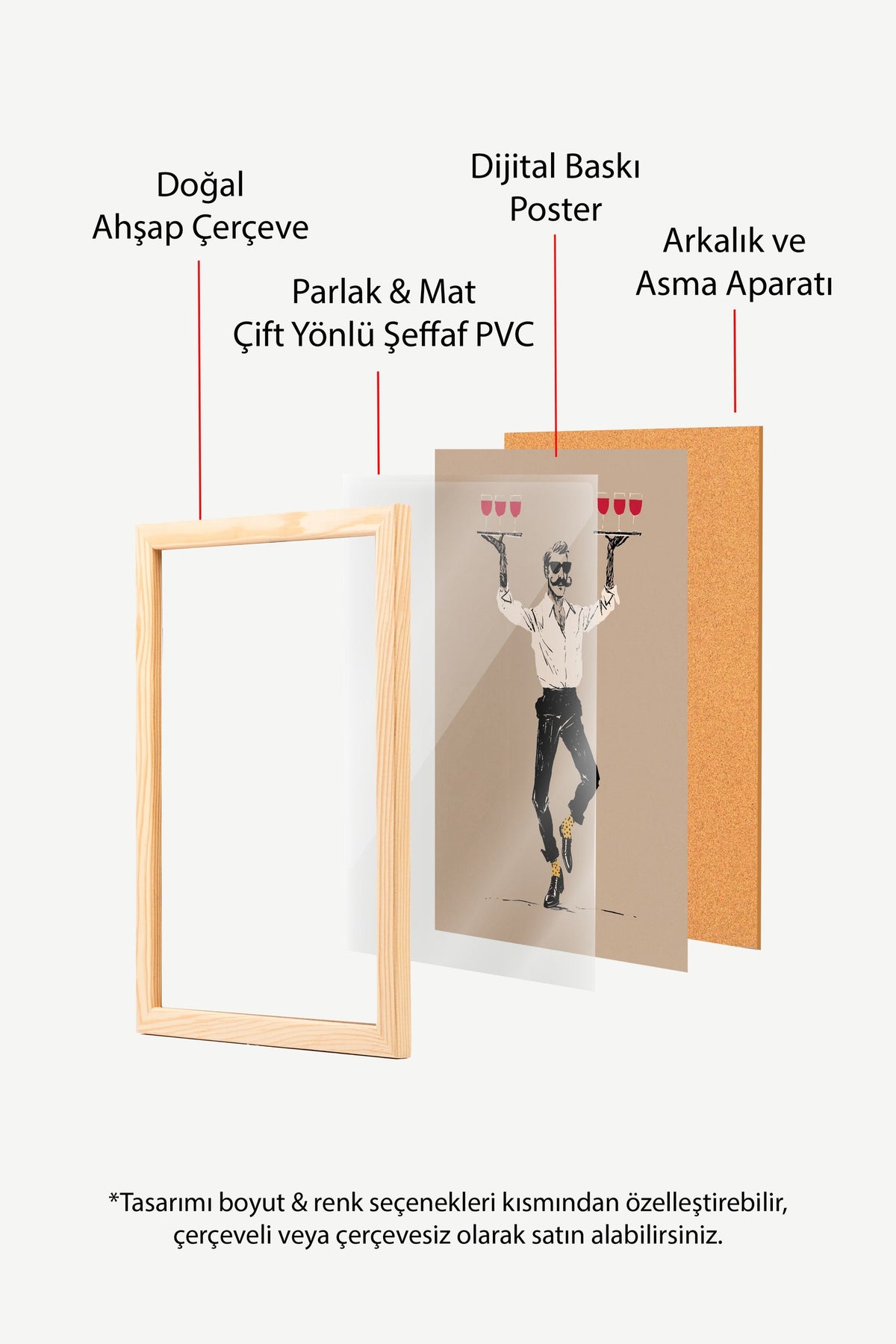 Dans Eden Garson Poster – Ahşap Çerçeveli Tablo