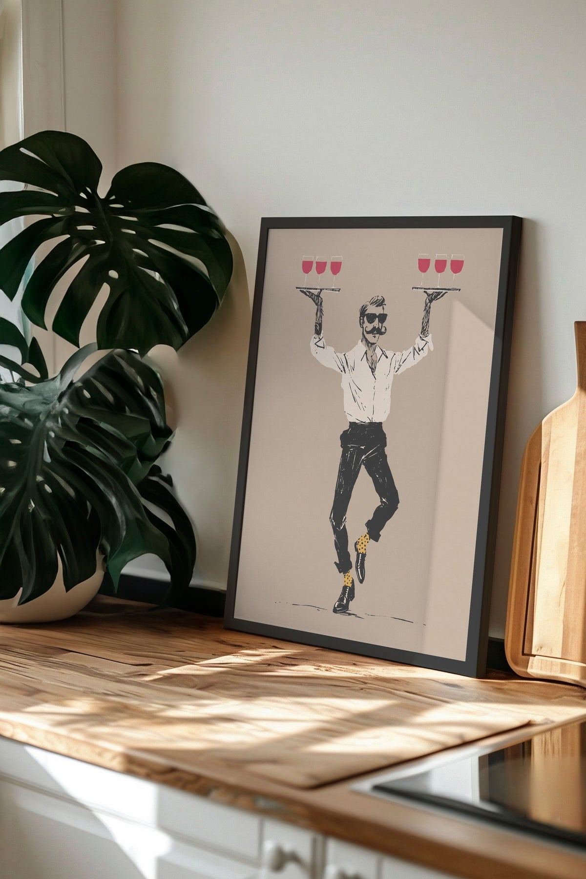 Dans Eden Garson Poster – Siyah Çerçeveli Tablo