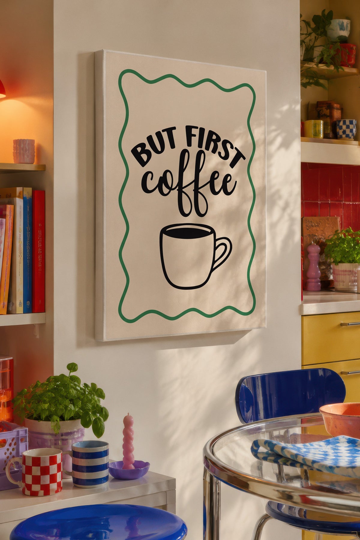BUT FIRST coffee Kanvas Tablo