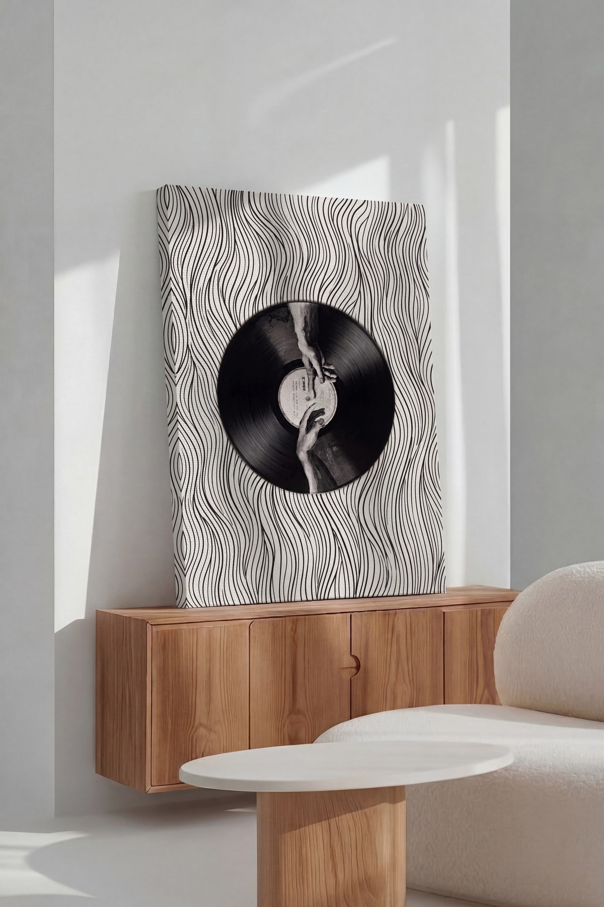 Vinil Dokunuşu Kanvas Tablo