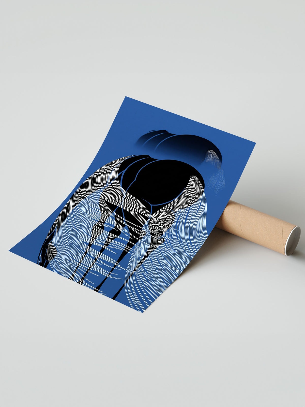 Soyut At Çerçevesiz Poster