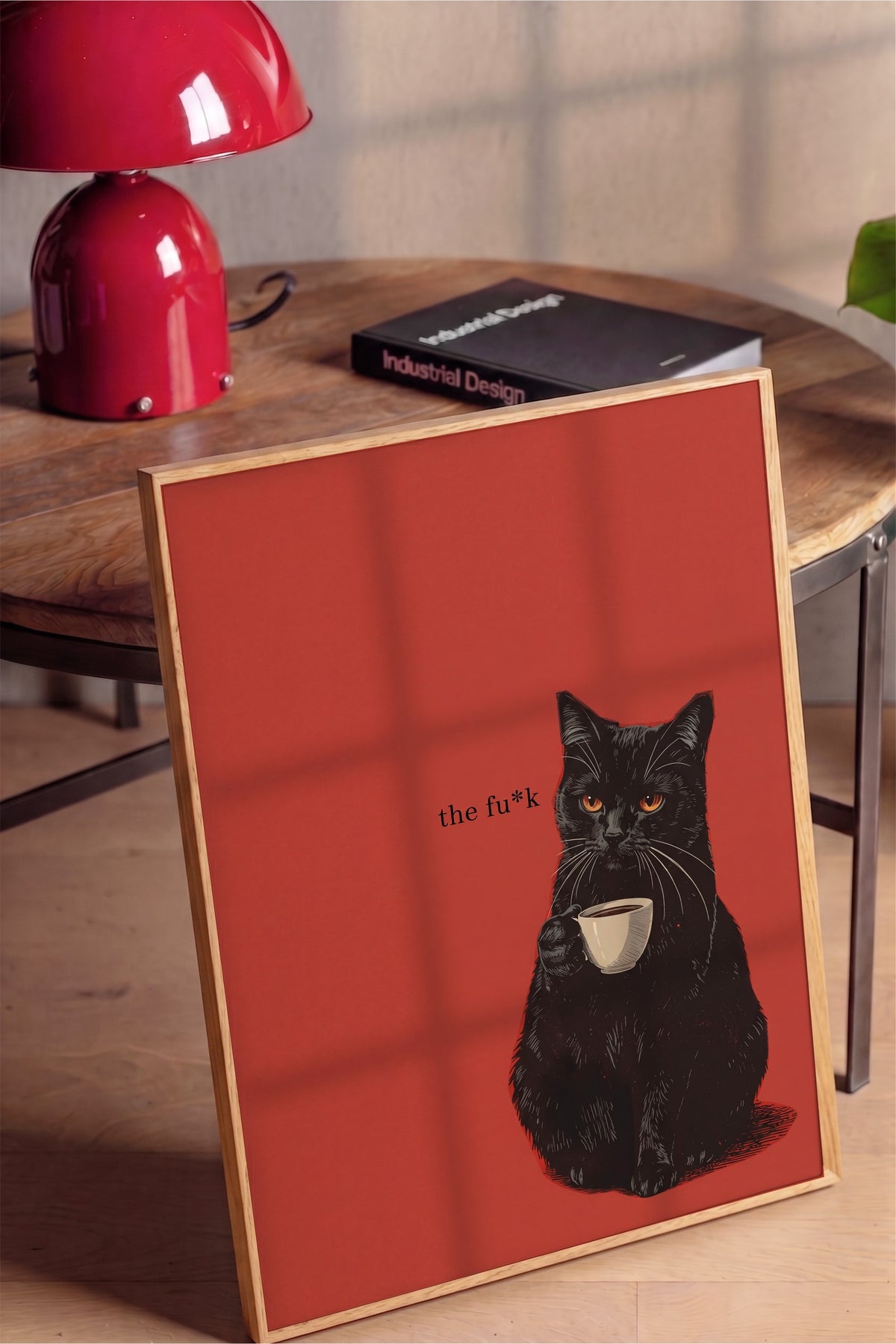 the fu*k Poster – Ahşap Çerçeveli Tablo