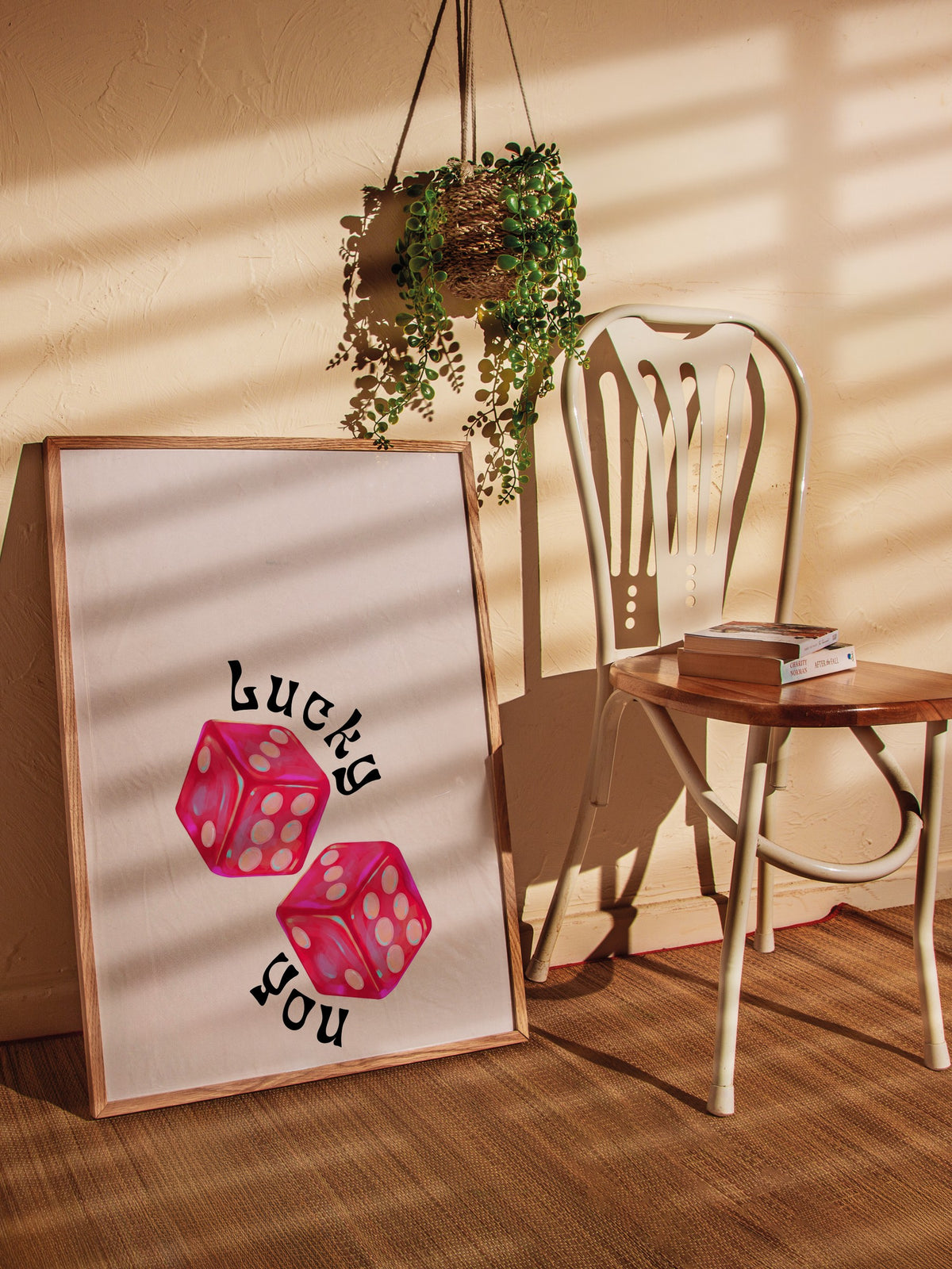 Lucky you Poster – Ahşap Çerçeveli Tablo