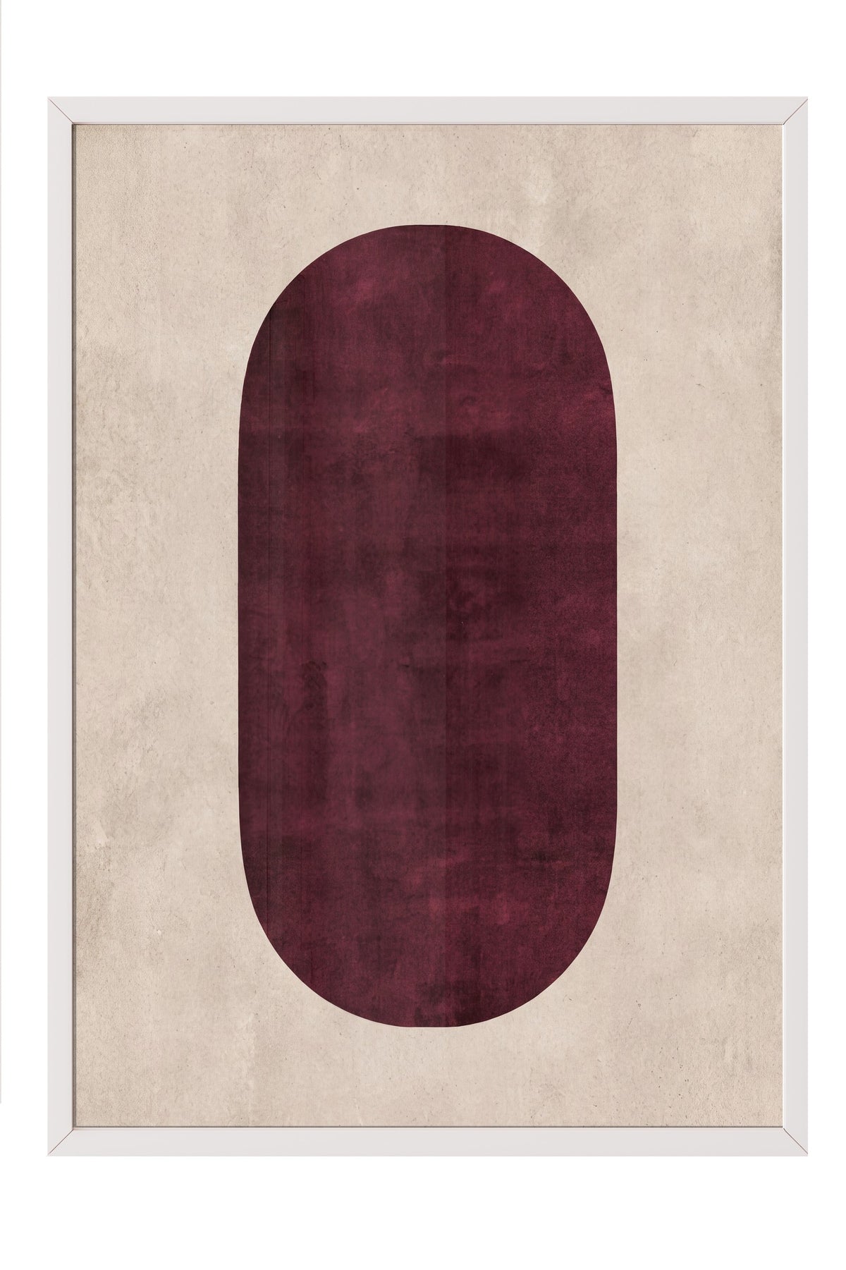 Soyut Geometrik Desen Poster – Beyaz Çerçeveli Tablo