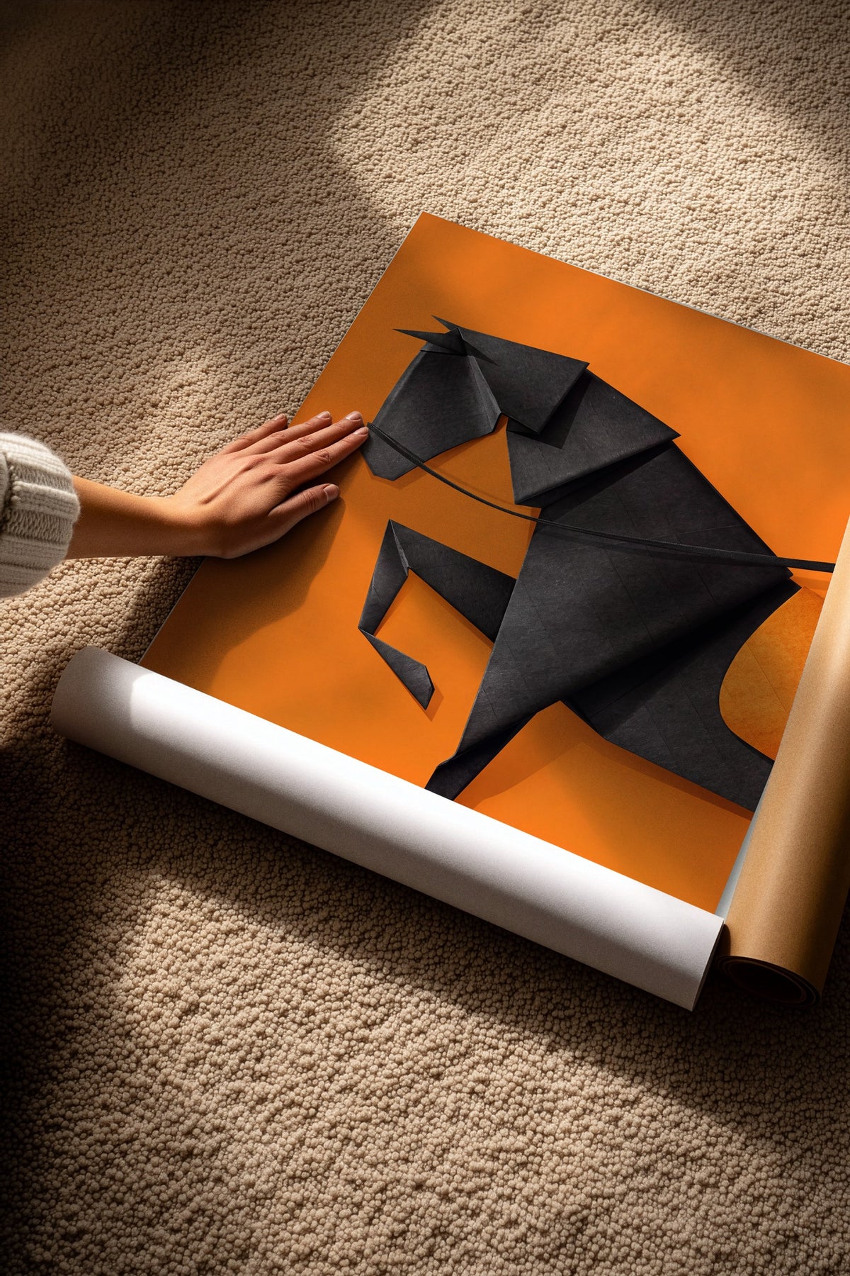 Origami At Çerçevesiz Poster