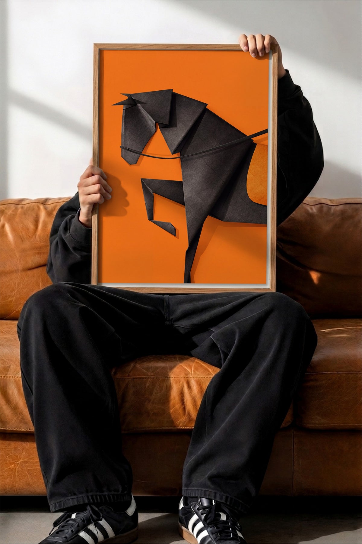 Origami At Poster – Ahşap Çerçeveli Tablo