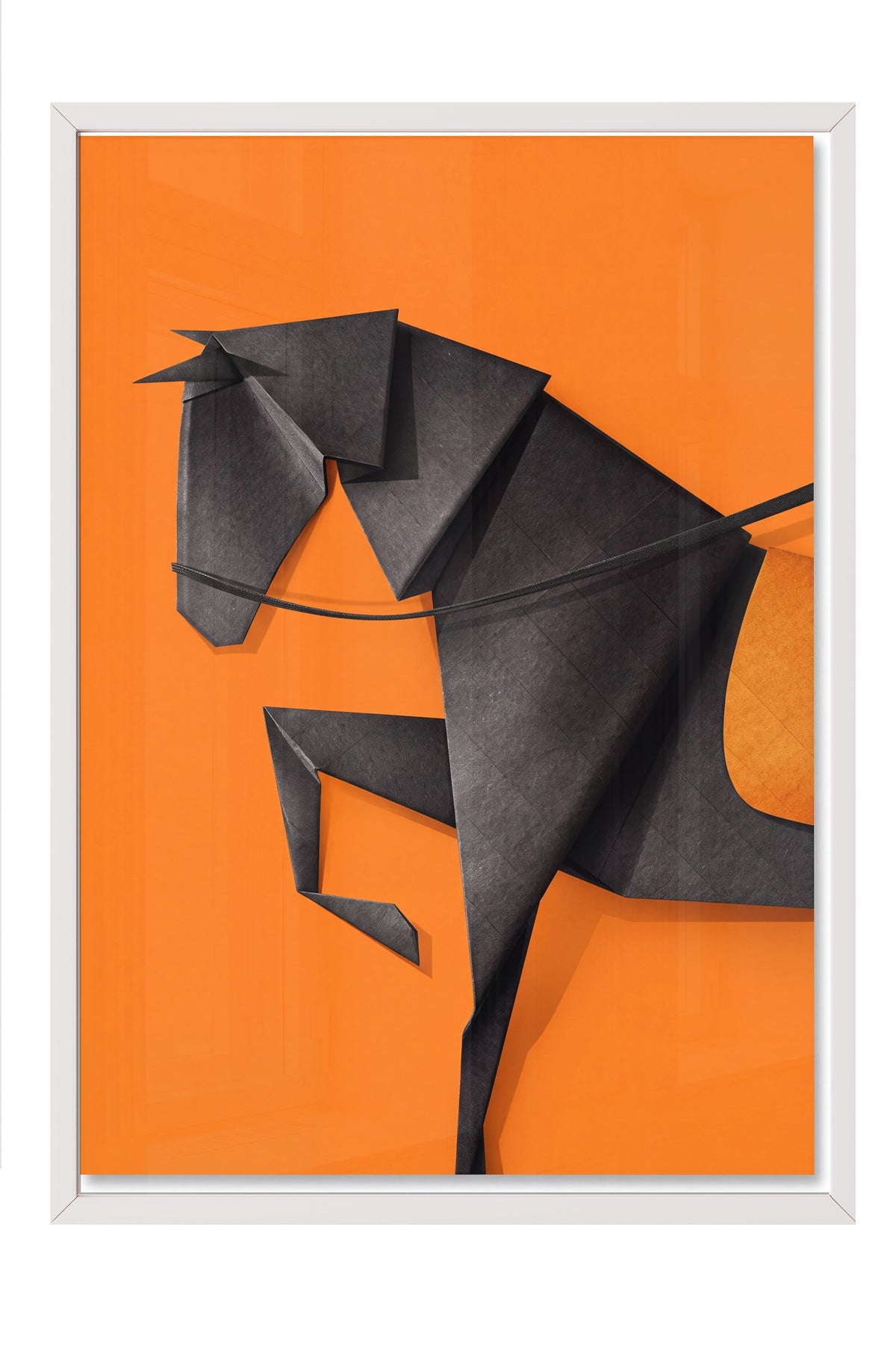 Origami At Poster – Beyaz Çerçeveli Tablo