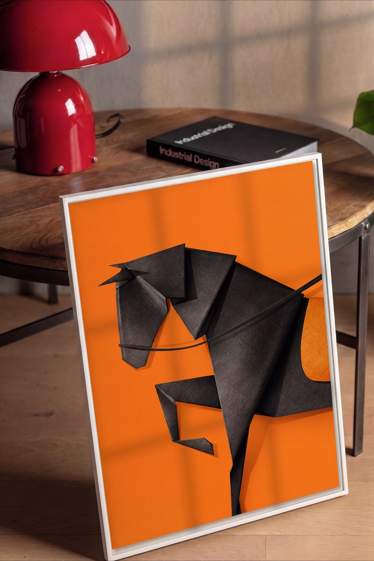 Origami At Poster – Beyaz Çerçeveli Tablo