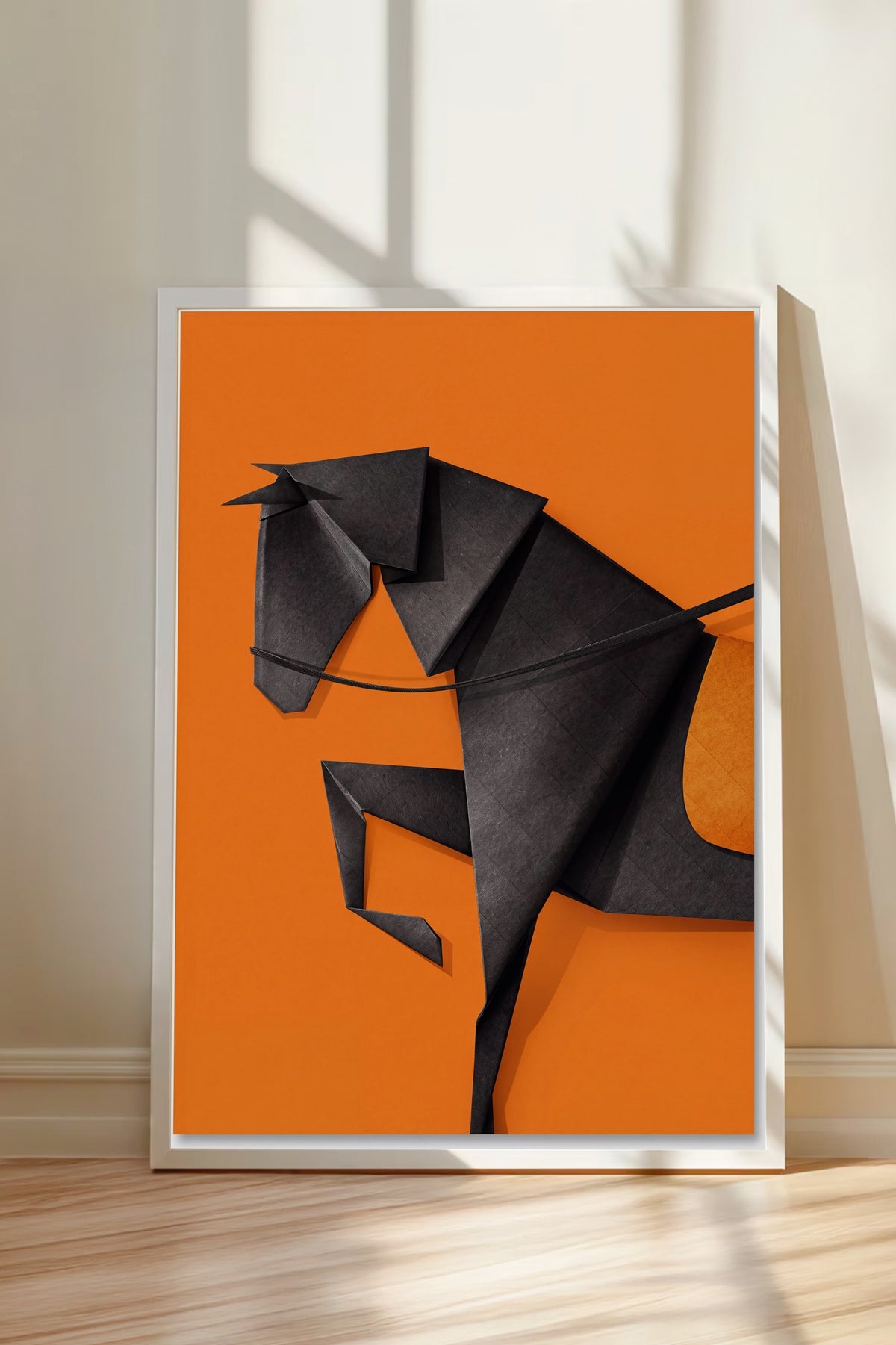 Origami At Poster – Beyaz Çerçeveli Tablo
