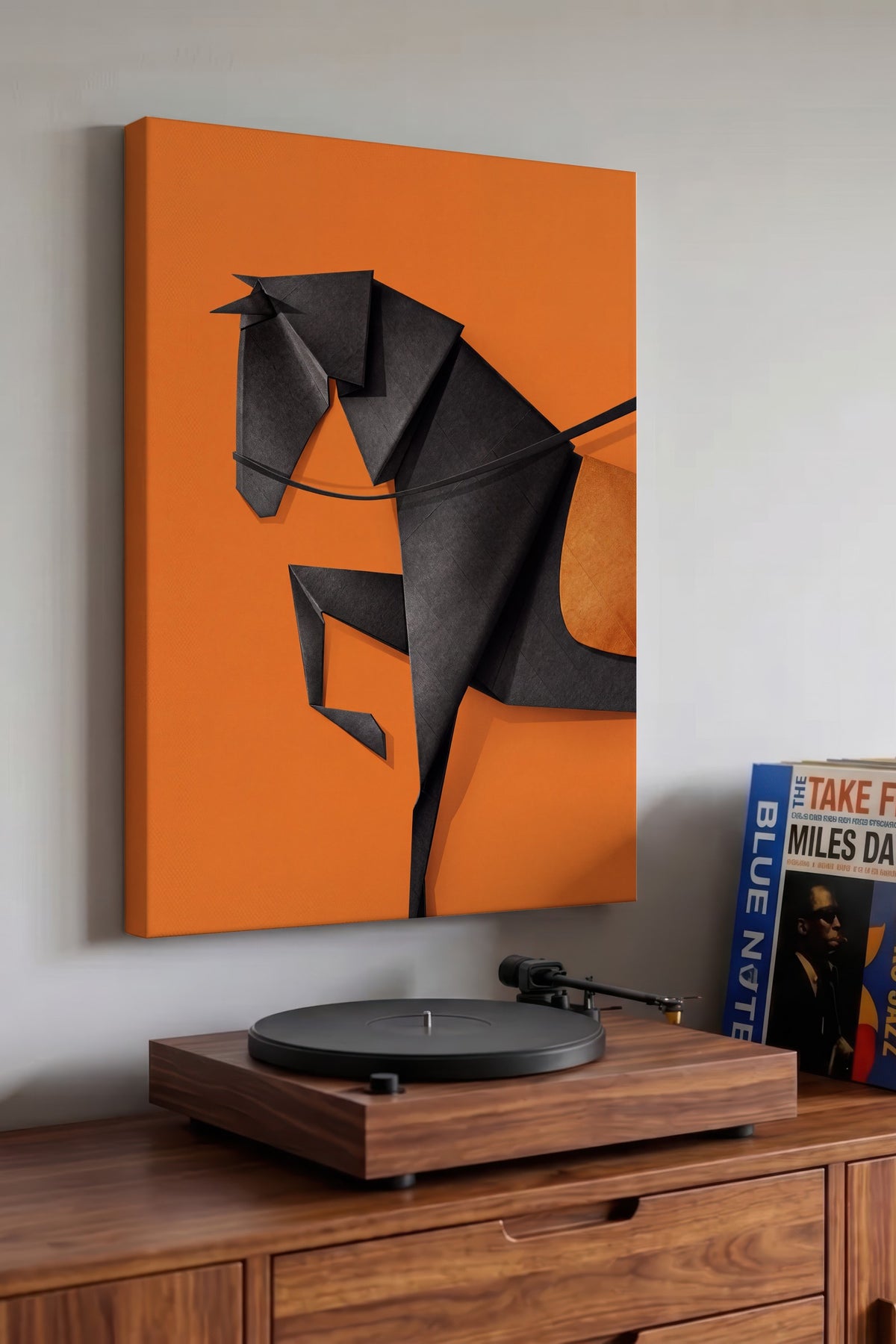 Origami At Kanvas Tablo