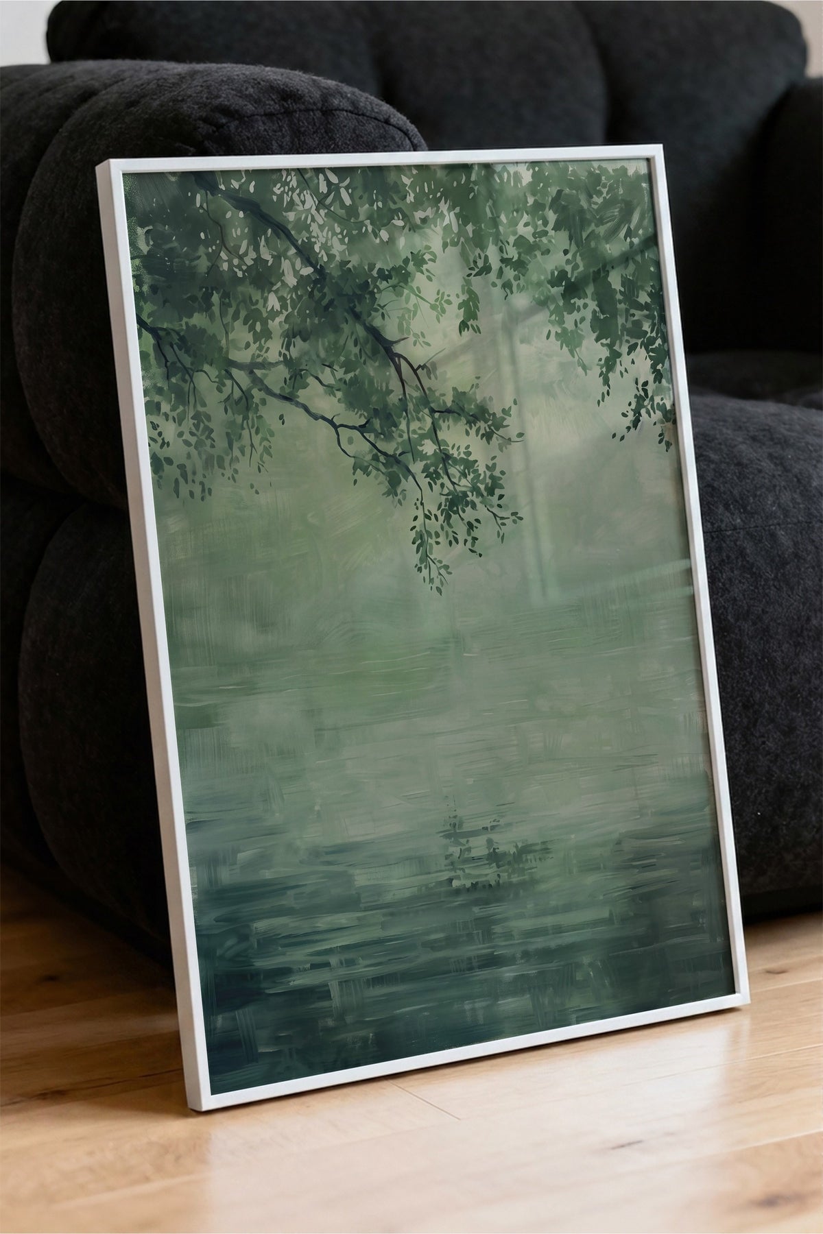 Doğal Huzur Poster – Beyaz Çerçeveli Tablo