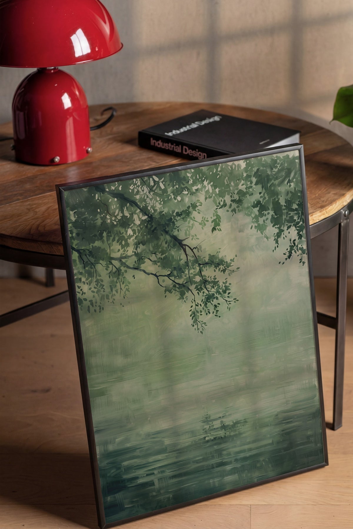 Doğal Huzur Poster – Siyah Çerçeveli Tablo