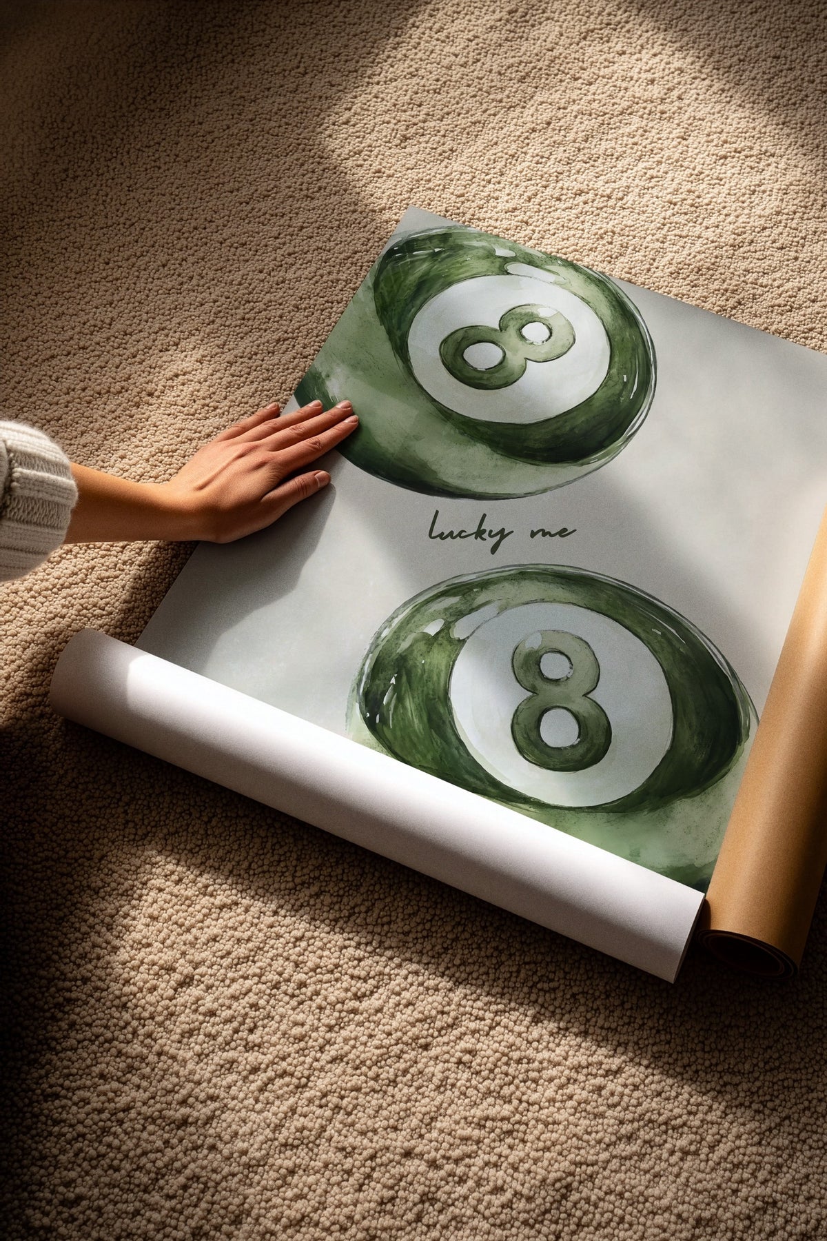 lucky me Çerçevesiz Poster