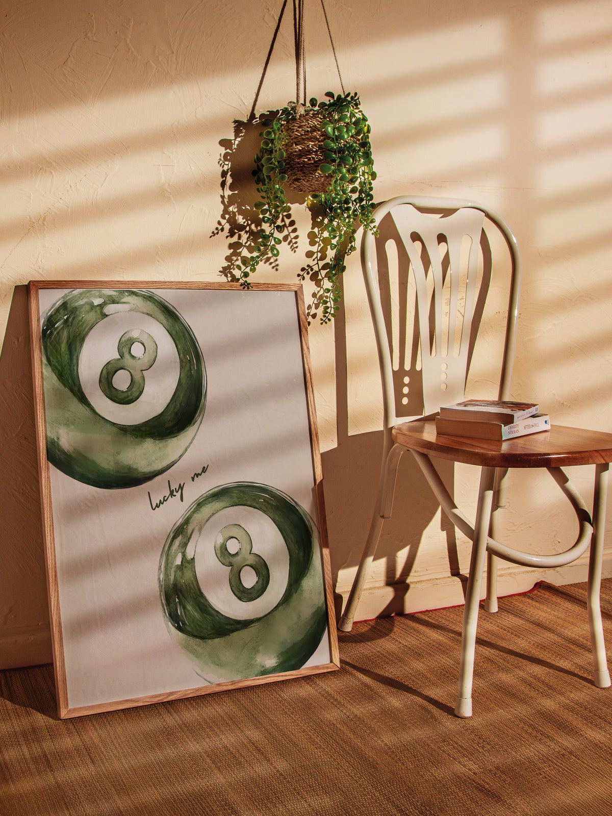 lucky me Poster – Ahşap Çerçeveli Tablo