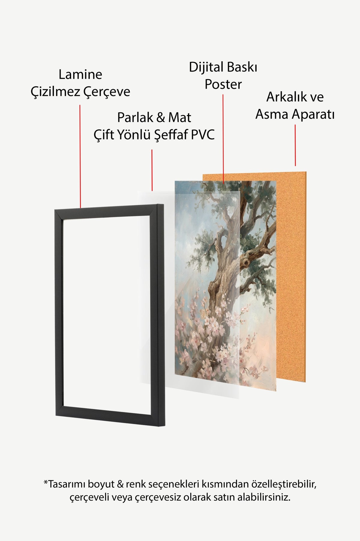 Doğa Manzarası Poster – Siyah Çerçeveli Tablo