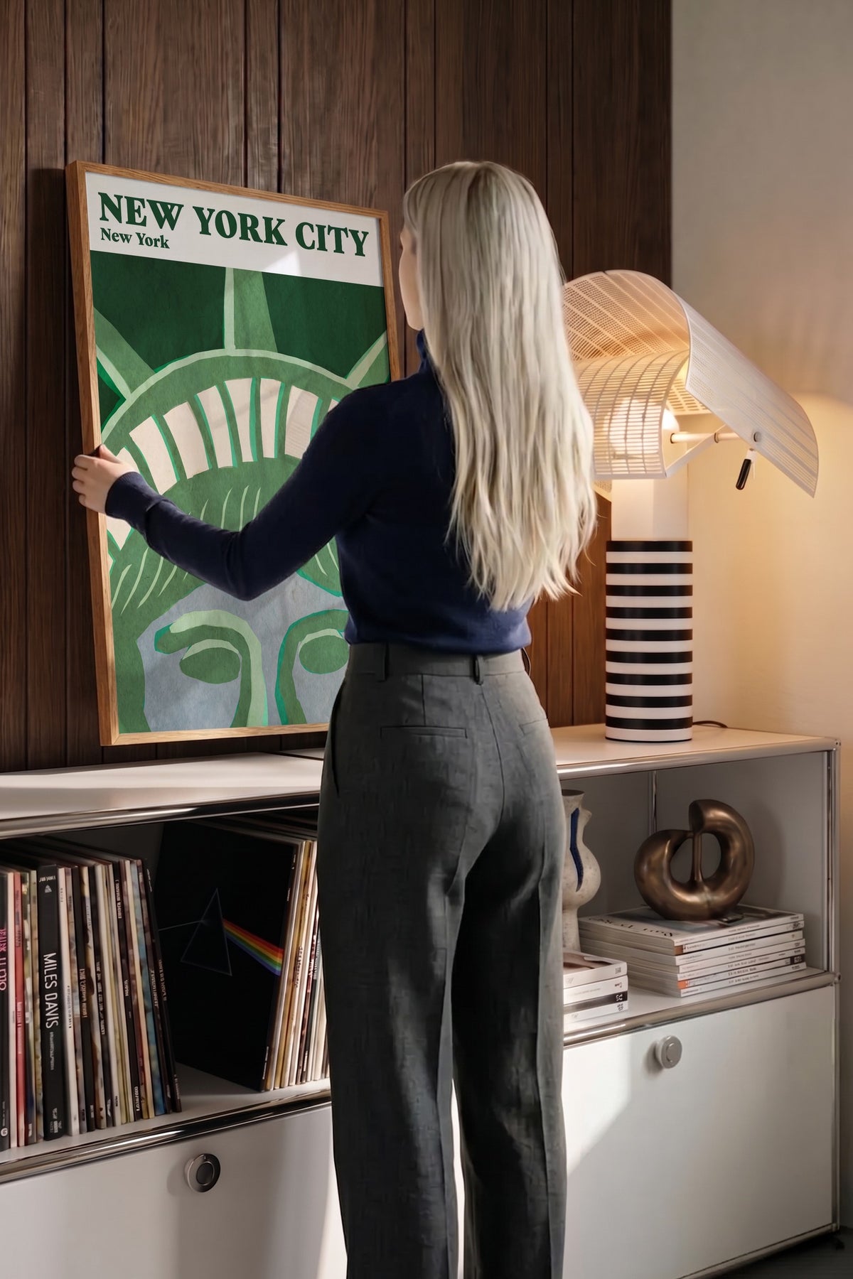 NEW YORK CITY Poster – Ahşap Çerçeveli Tablo