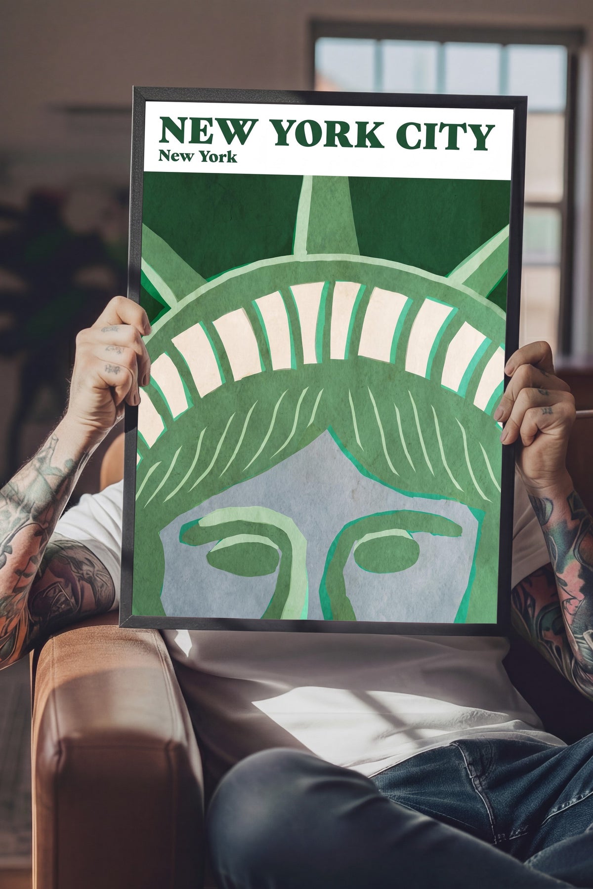 NEW YORK CITY Poster – Siyah Çerçeveli Tablo
